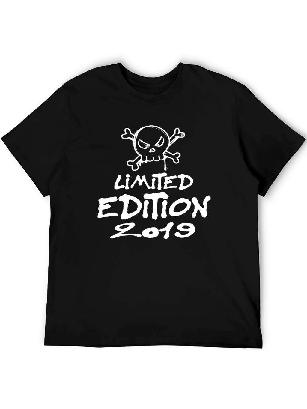 Limited Edition 2019 Skull Graphic Black T-Shirt