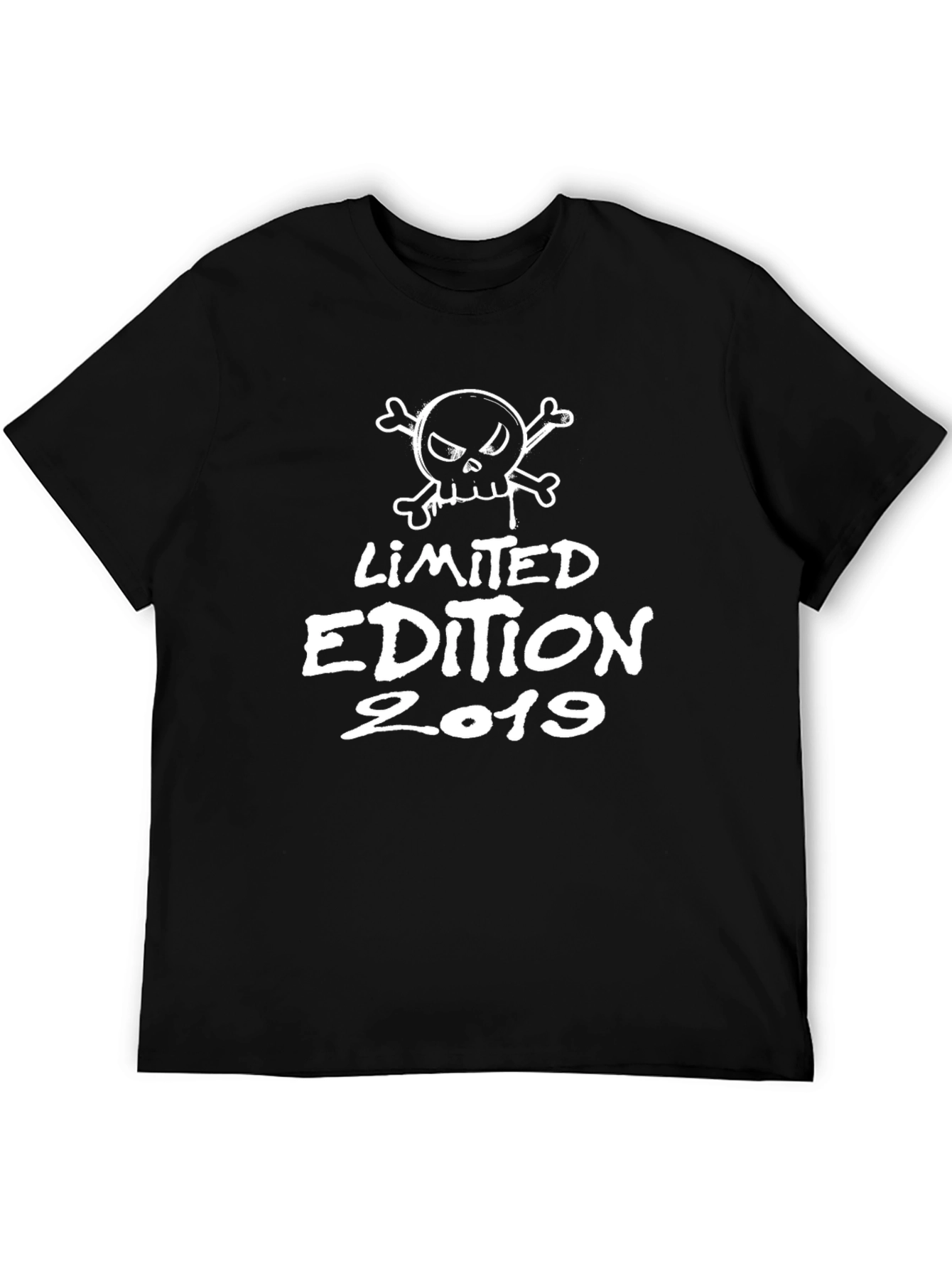 Limited Edition 2019 Skull Graphic Black T-Shirt