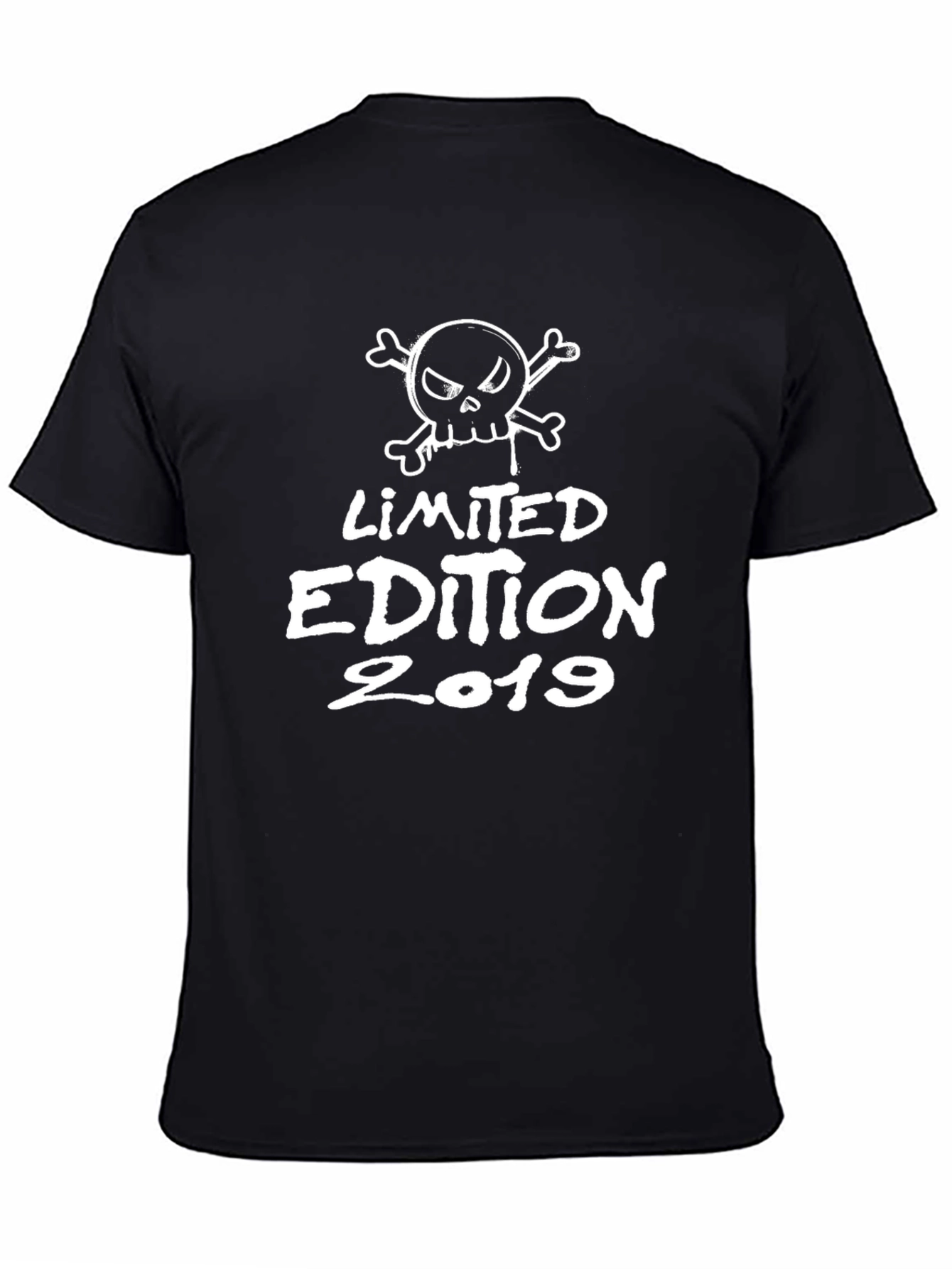 Limited Edition 2019 Skull Graphic Black T-Shirt