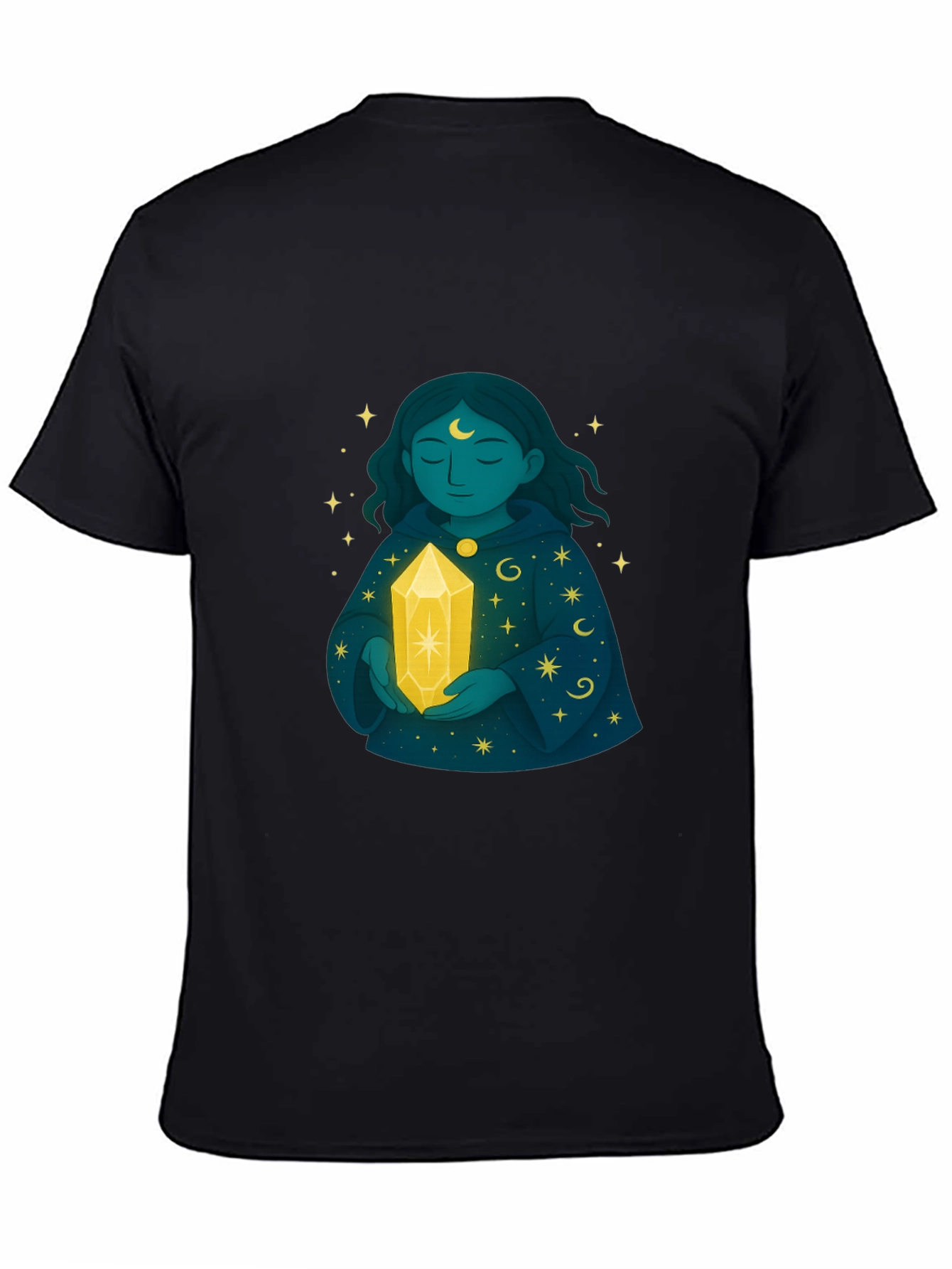 Mystic Woman Crystal Black T-Shirt