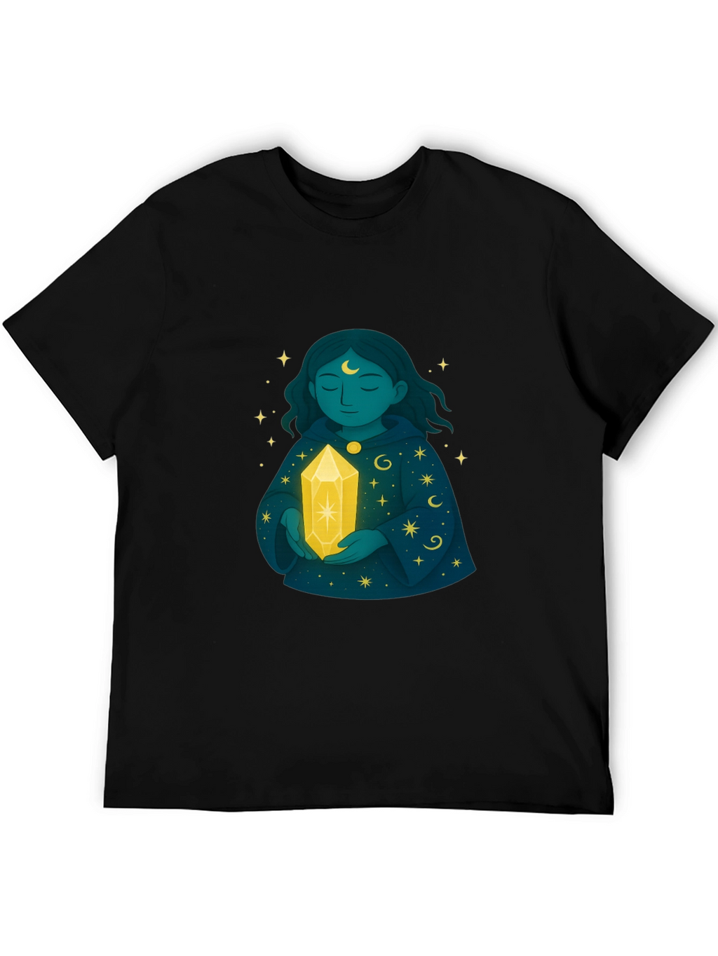 Mystic Woman Crystal Black T-Shirt