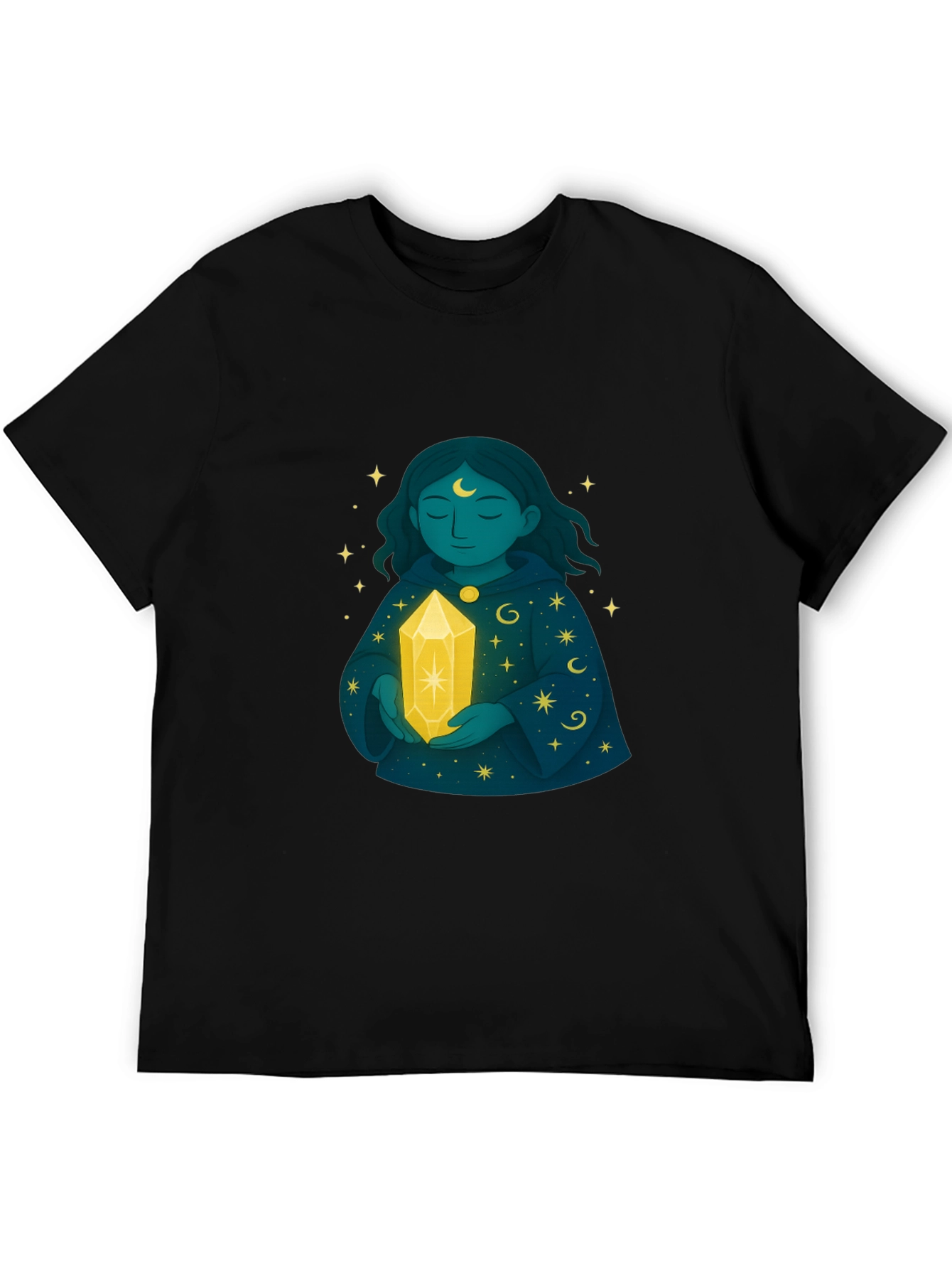 Mystic Woman Crystal Black T-Shirt