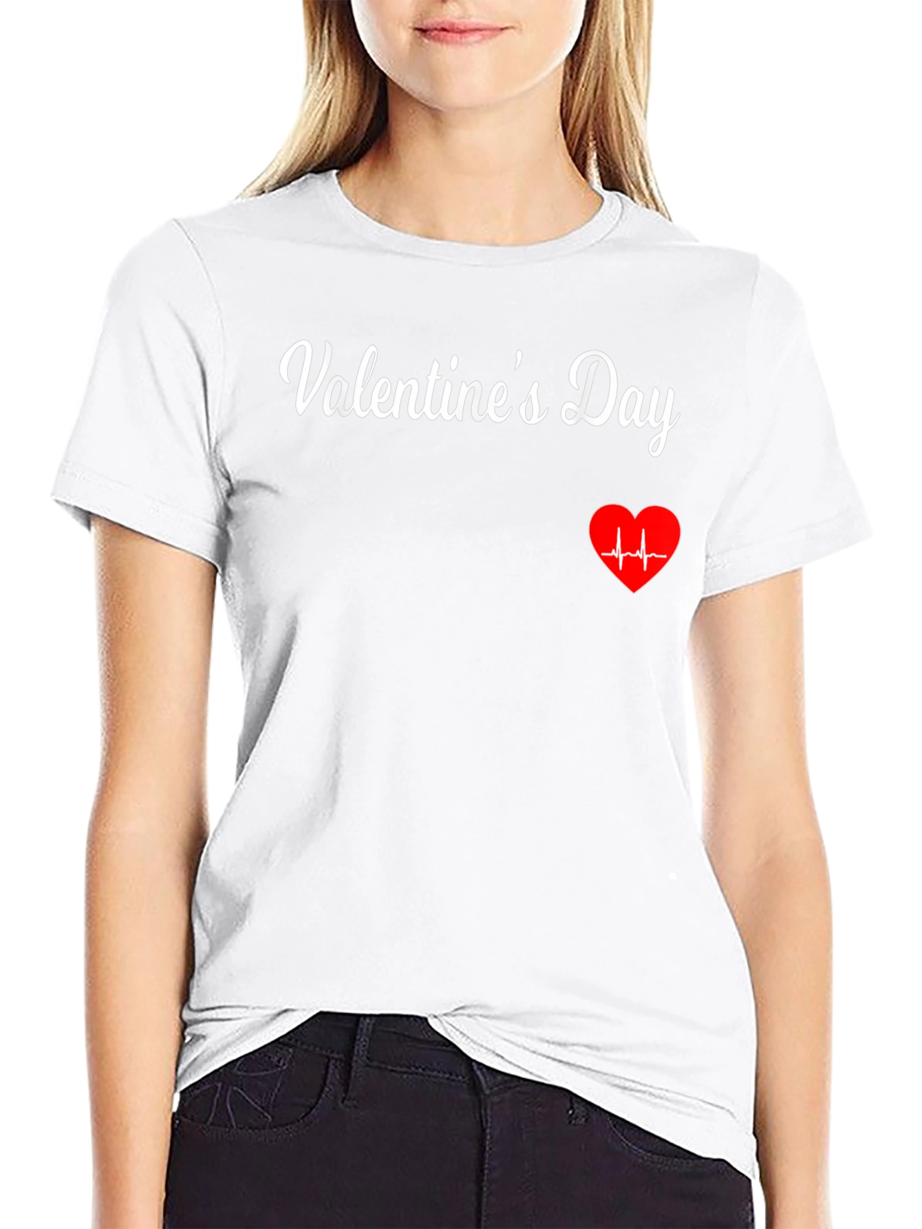 Valentines Day Heartbeat T-Shirt