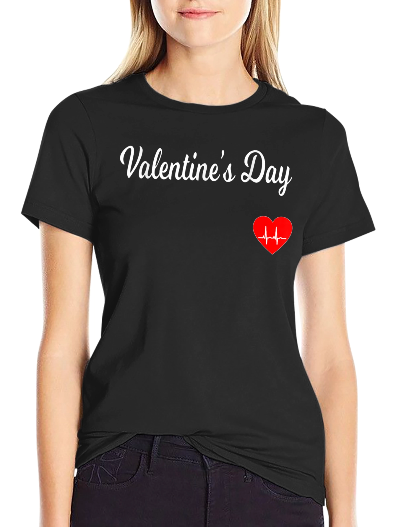 Valentines Day Heartbeat T-Shirt