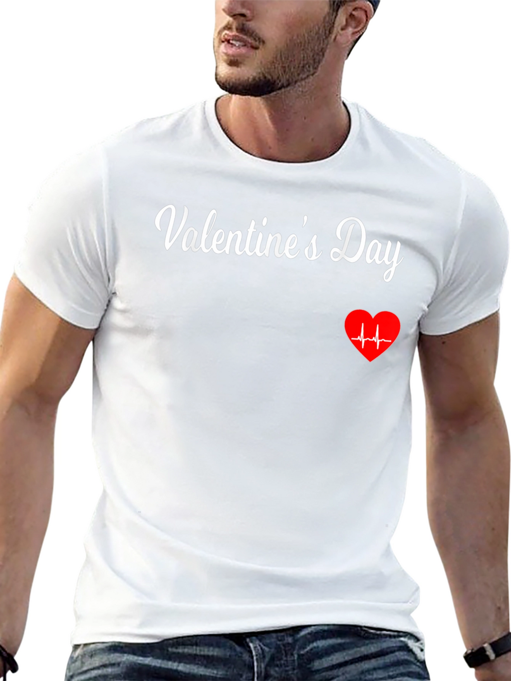 Valentines Day Heartbeat T-Shirt