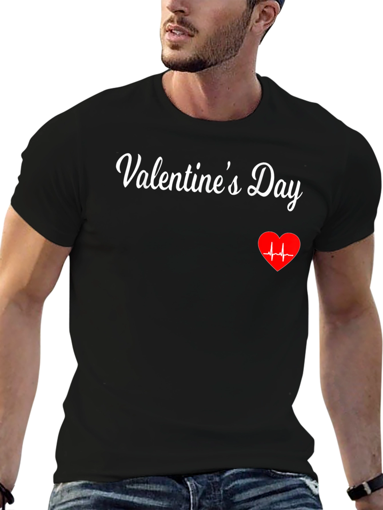 Valentines Day Heartbeat T-Shirt