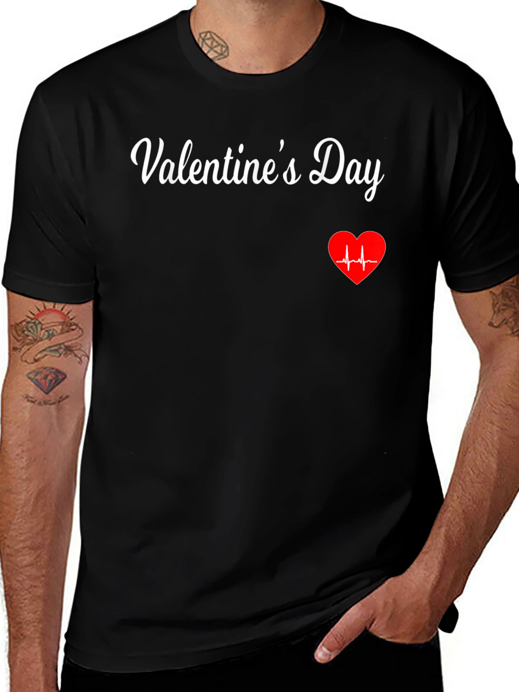 Valentines Day Heartbeat T-Shirt