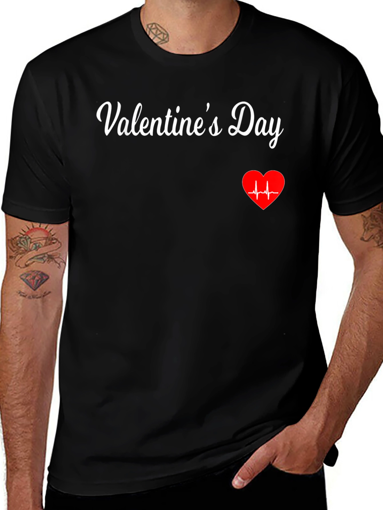 Valentines Day Heartbeat T-Shirt