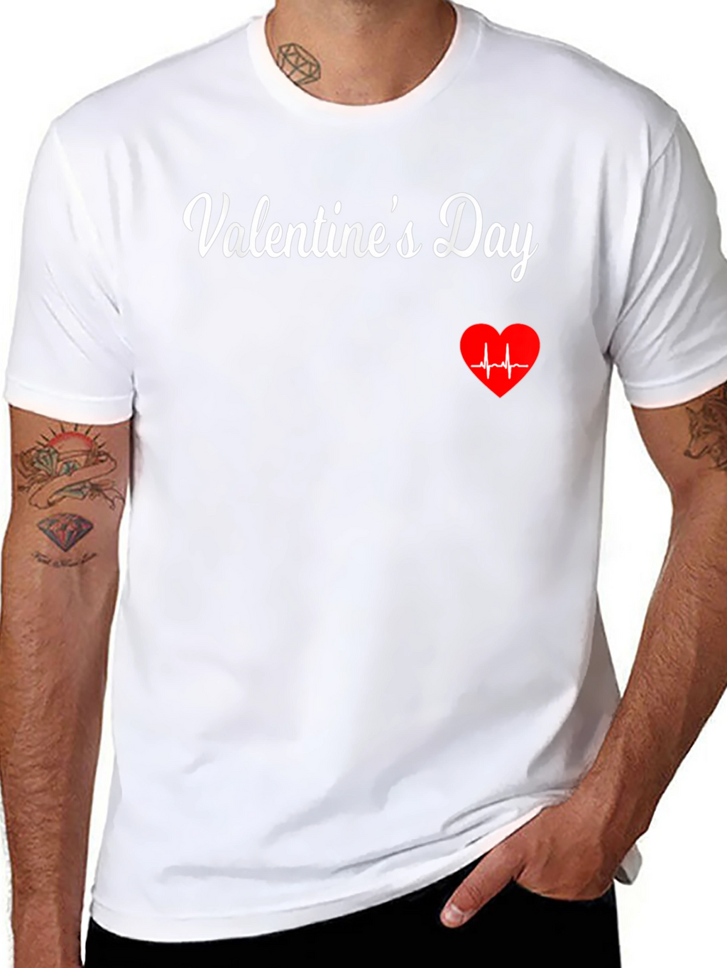 Valentines Day Heartbeat T-Shirt