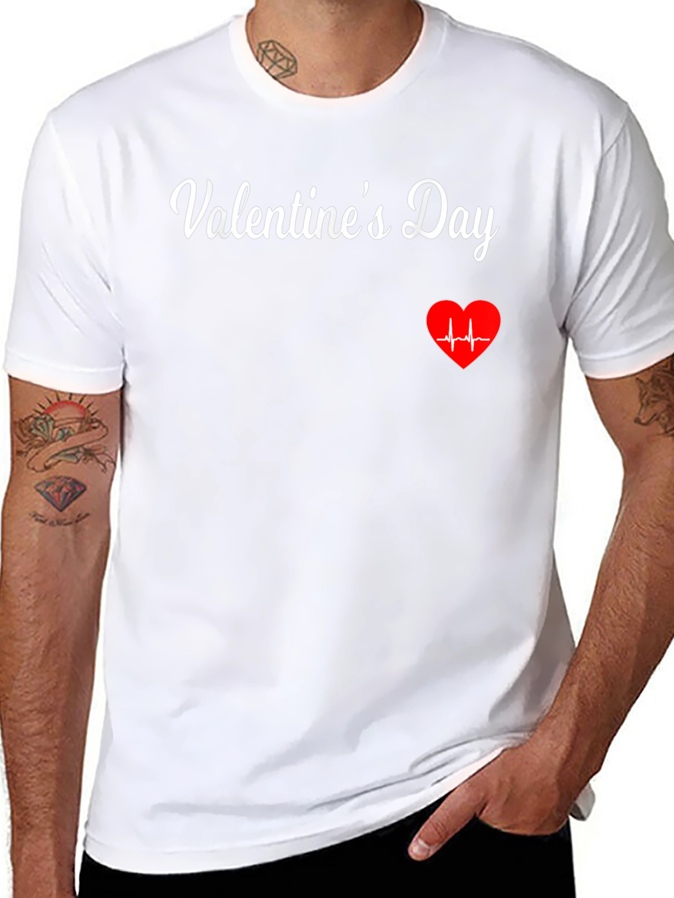 Valentines Day Heartbeat T-Shirt
