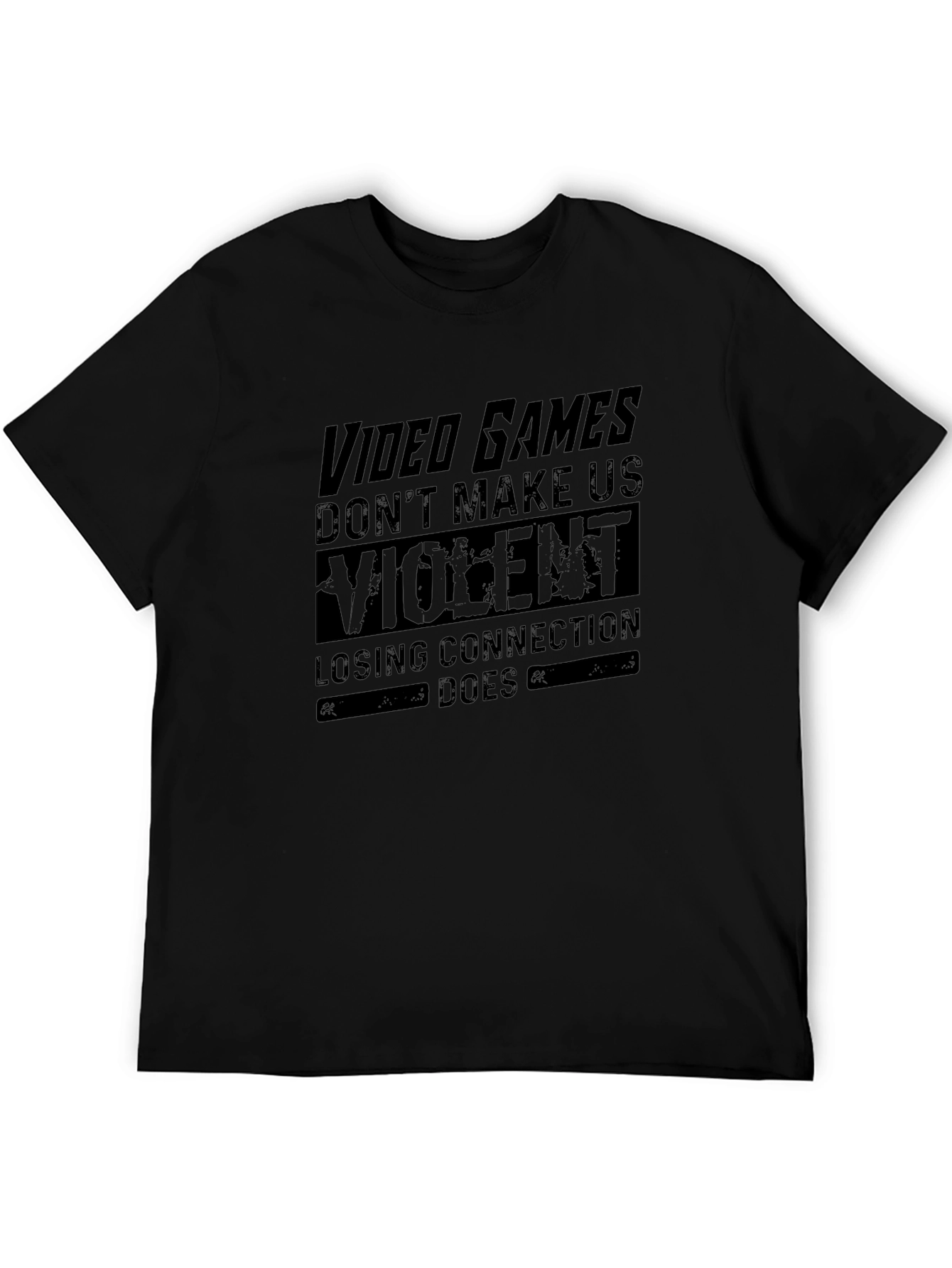 Video Games Dont Make Us Violent Graphic Tee