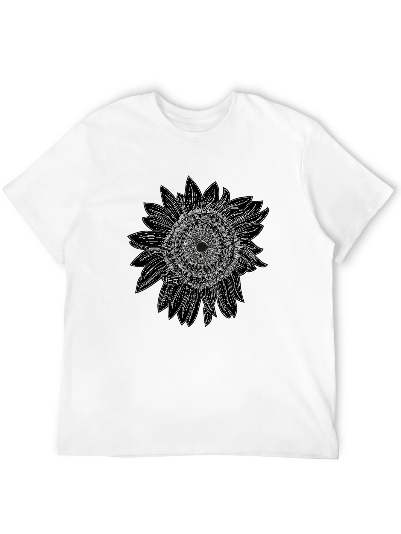 Sunflower Mandala Graphic Tee