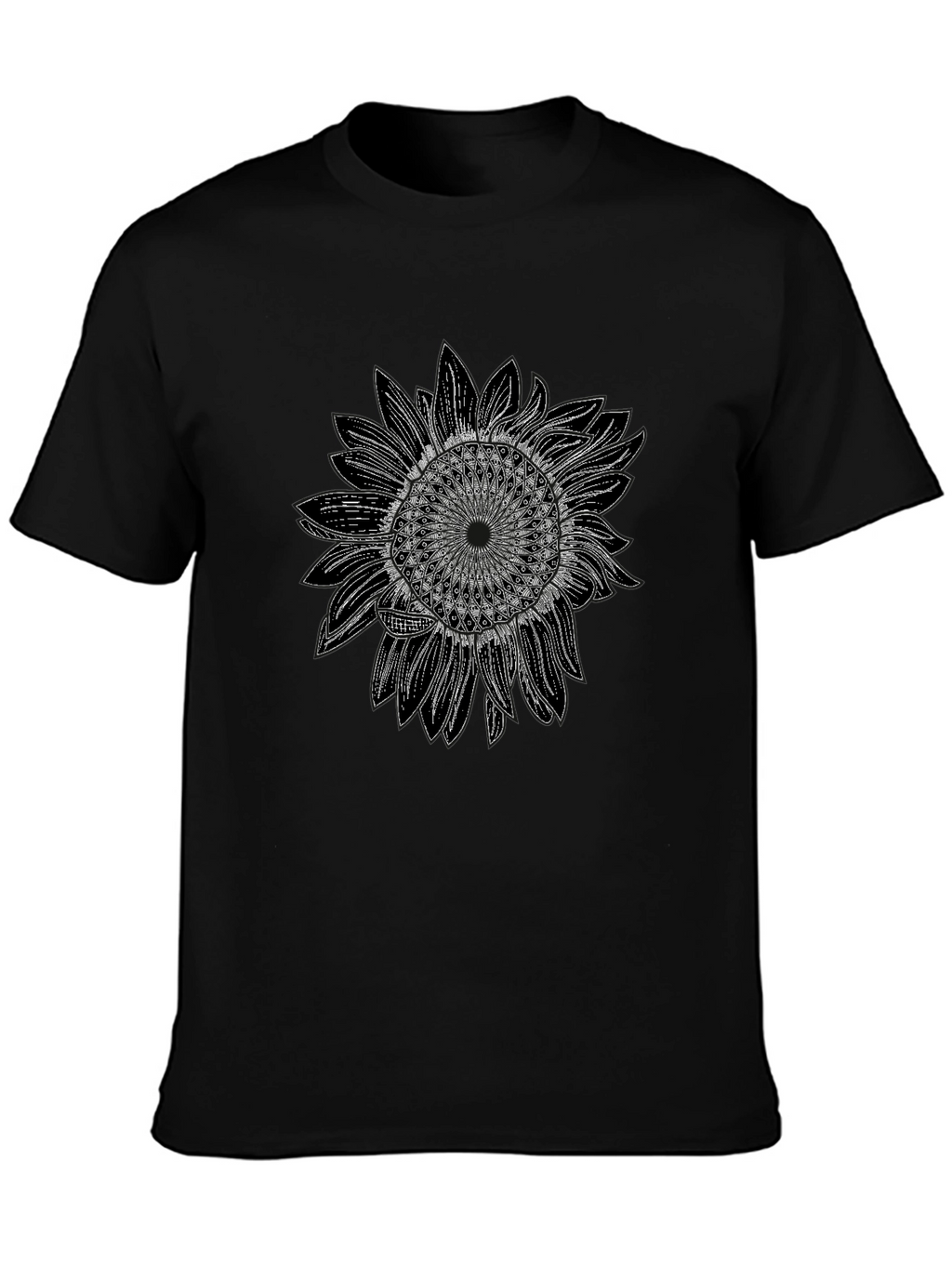 Sunflower Mandala Graphic Tee