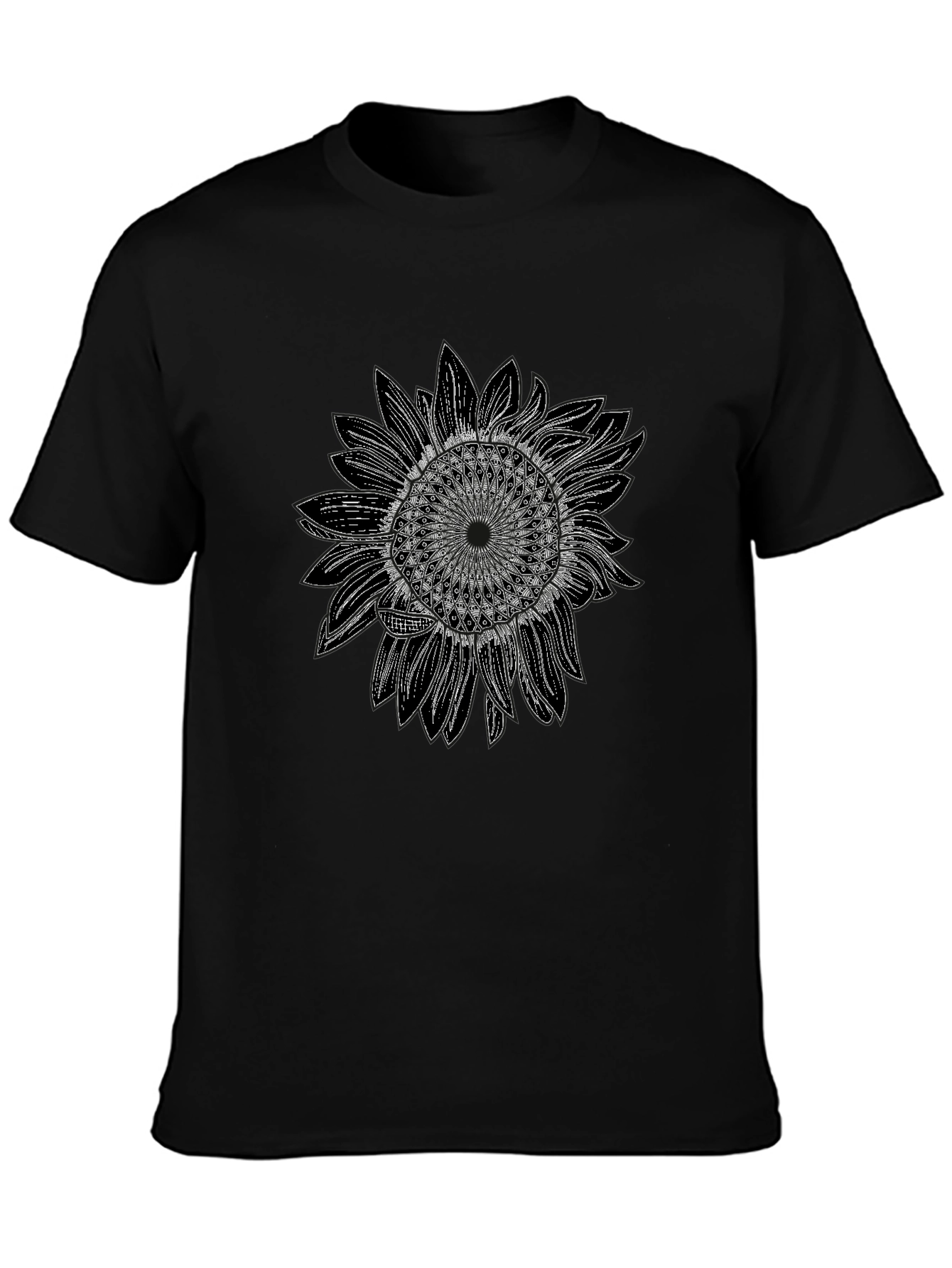 Sunflower Mandala Graphic Tee
