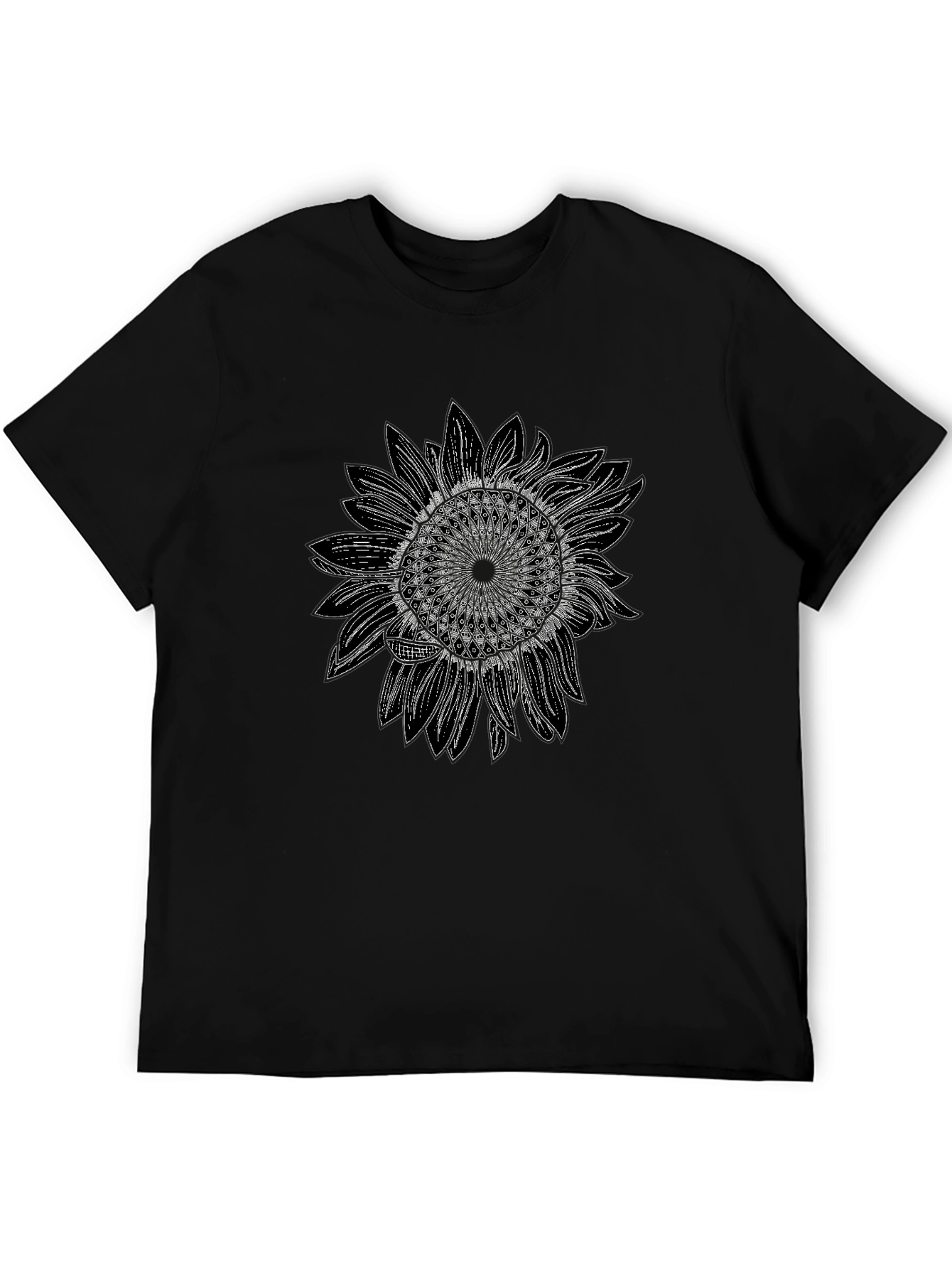 Sunflower Mandala Graphic Tee