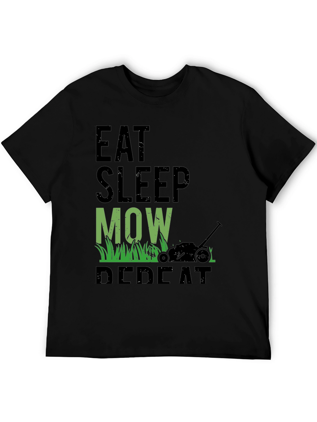 Eat Sleep Mow Repeat Graphic T-Shirt