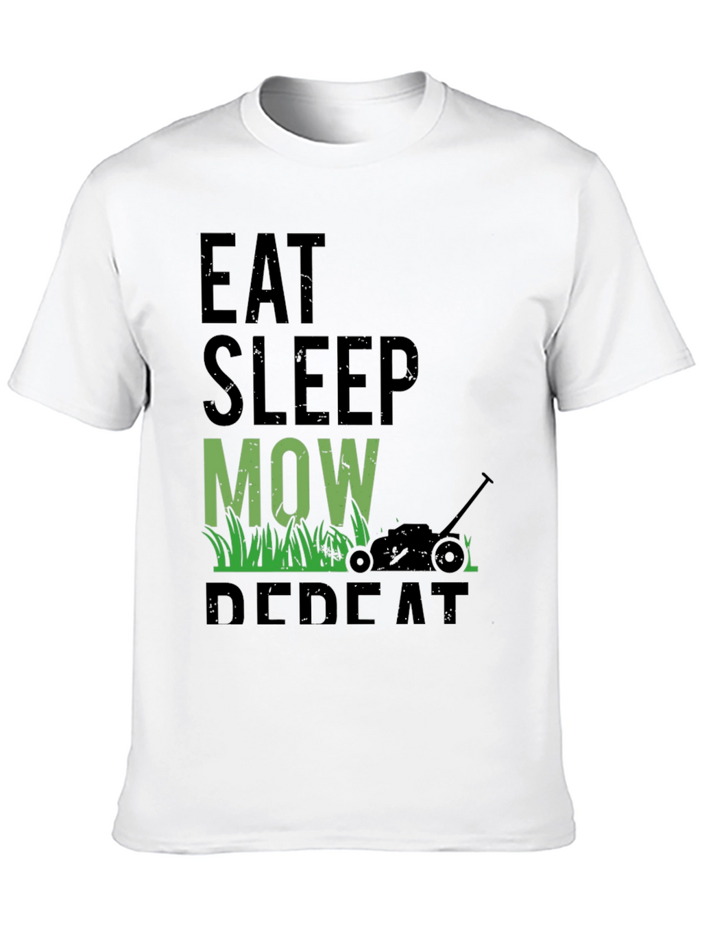 Eat Sleep Mow Repeat Graphic T-Shirt