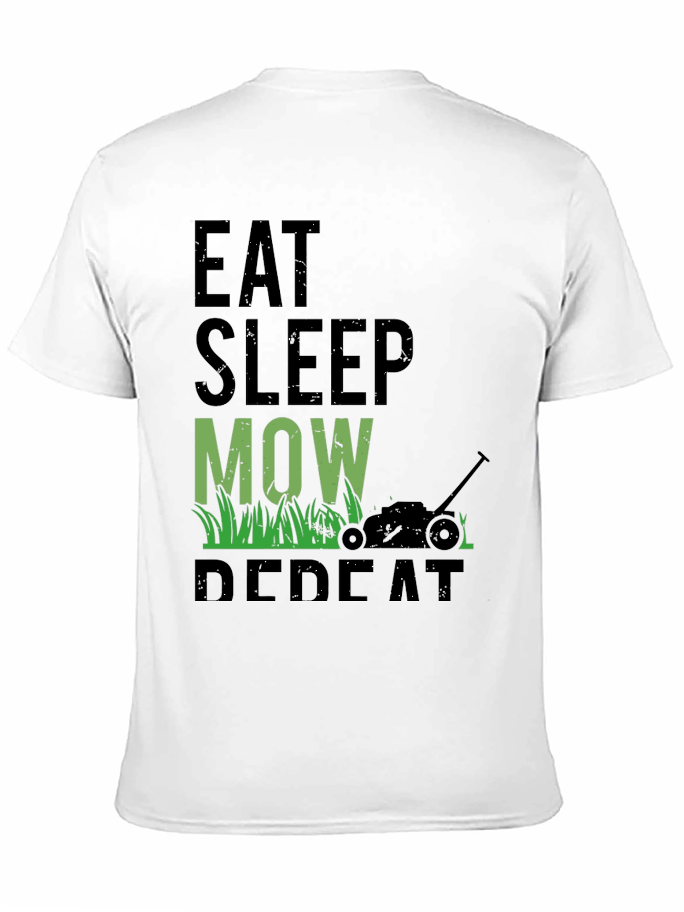 Eat Sleep Mow Repeat Graphic T-Shirt