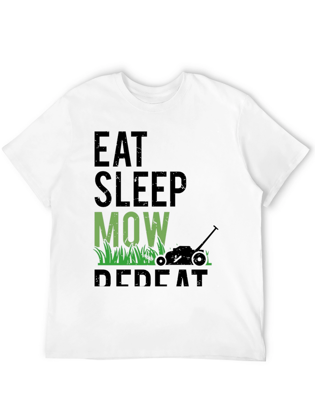 Eat Sleep Mow Repeat Graphic T-Shirt