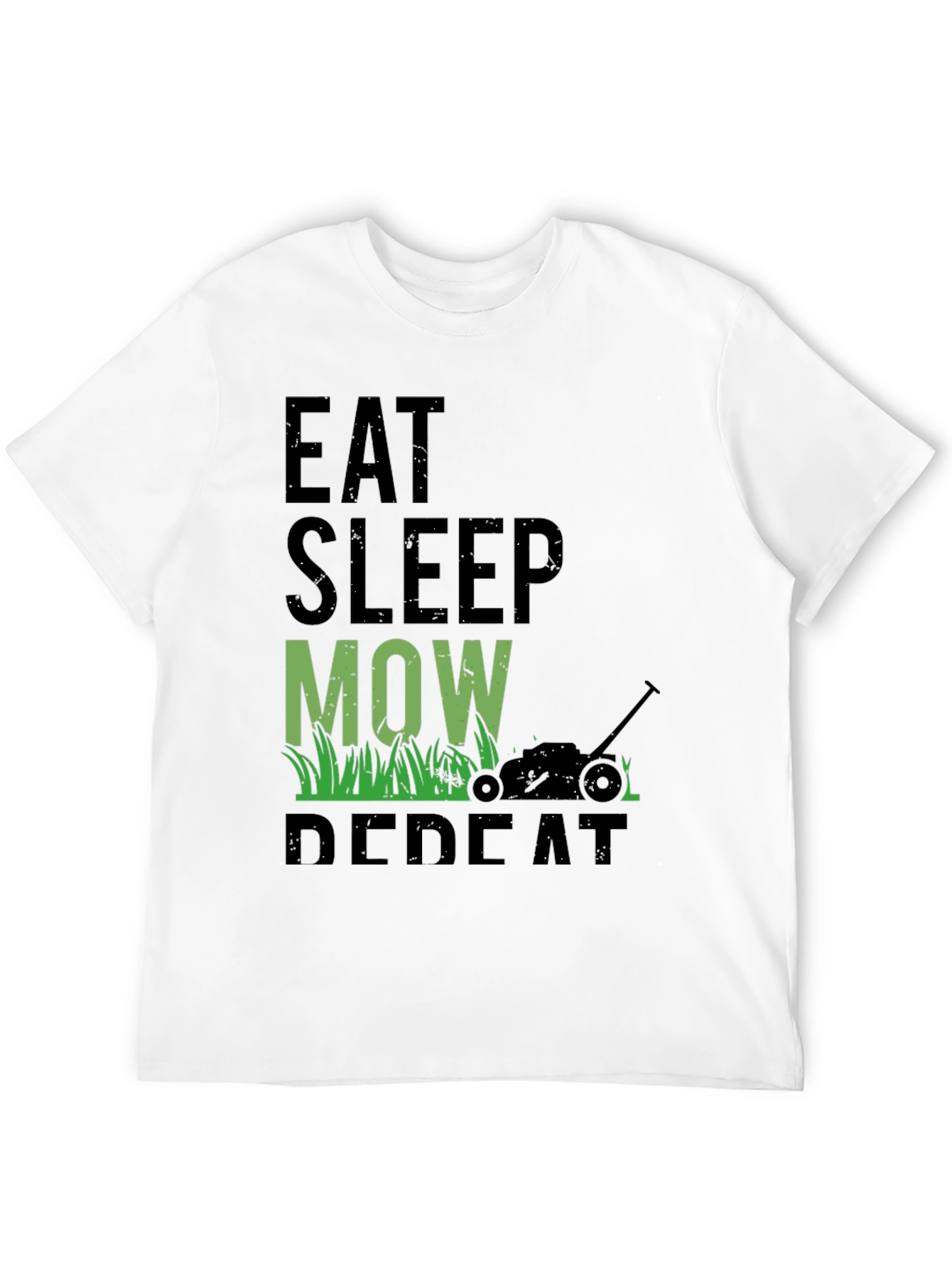 Eat Sleep Mow Repeat Graphic T-Shirt