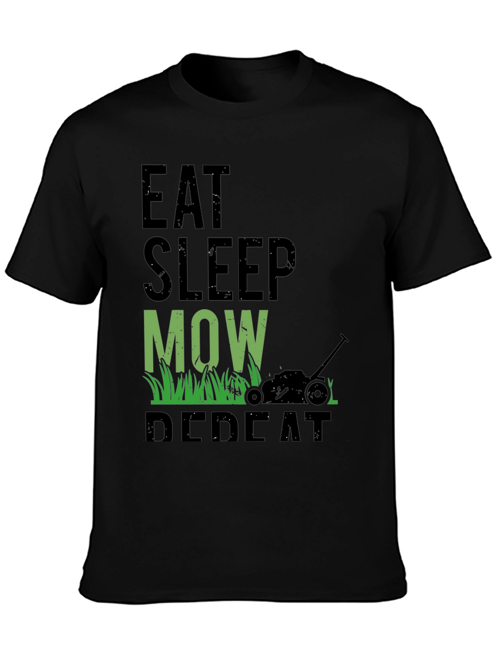 Eat Sleep Mow Repeat Graphic T-Shirt
