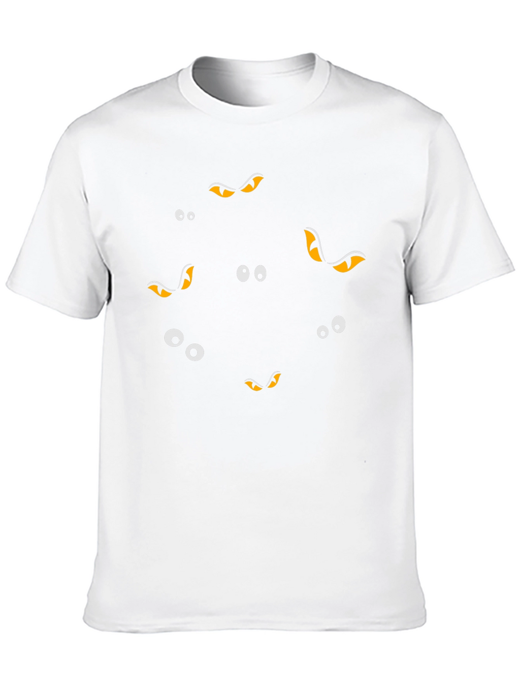 Spooky Eyes Graphic Tee - Halloween Style