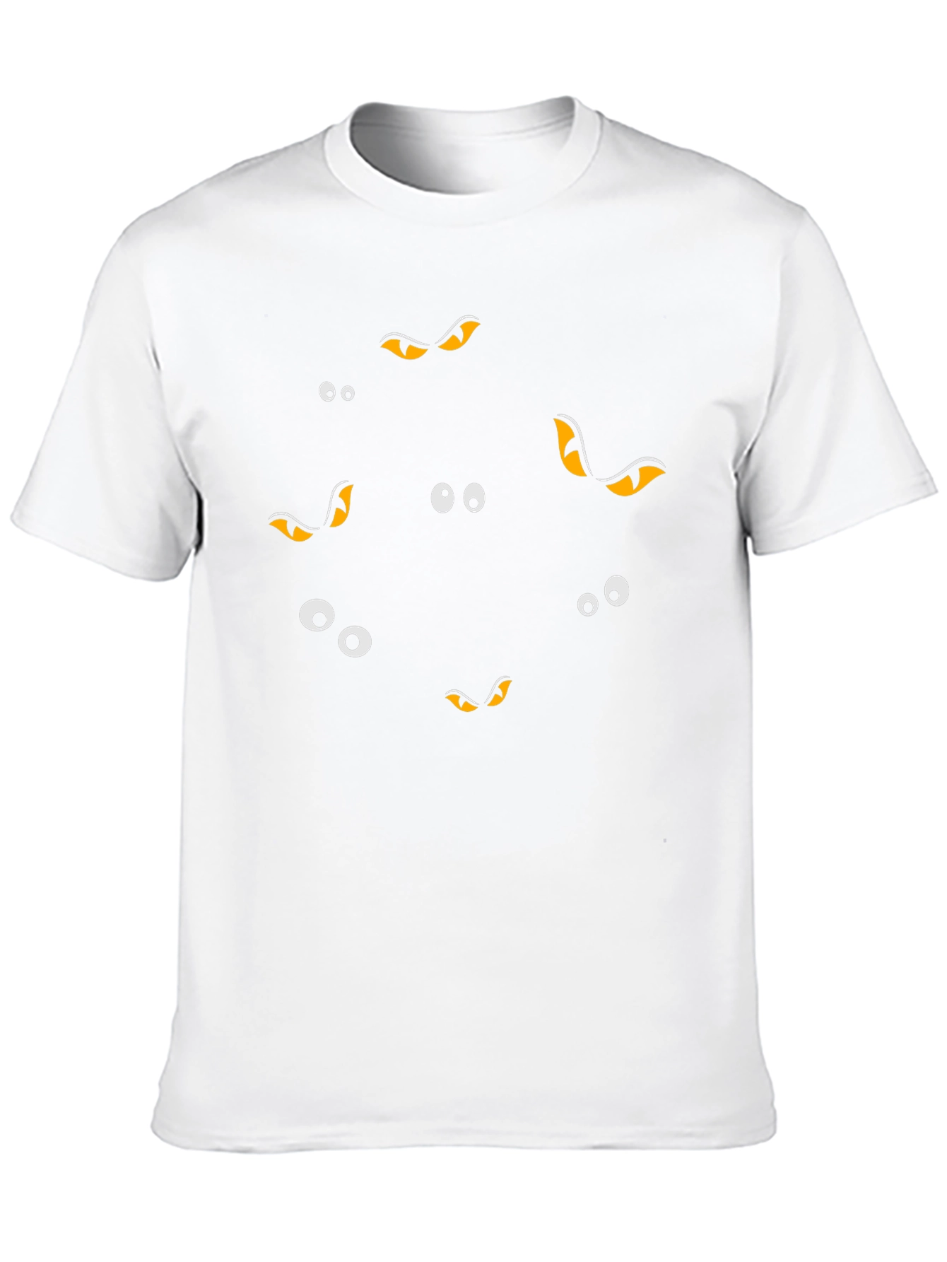 Spooky Eyes Graphic Tee - Halloween Style