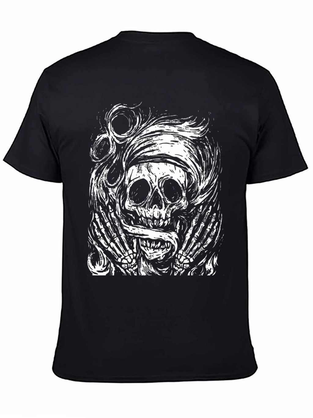 Skull & Bones Graphic Tee - Black