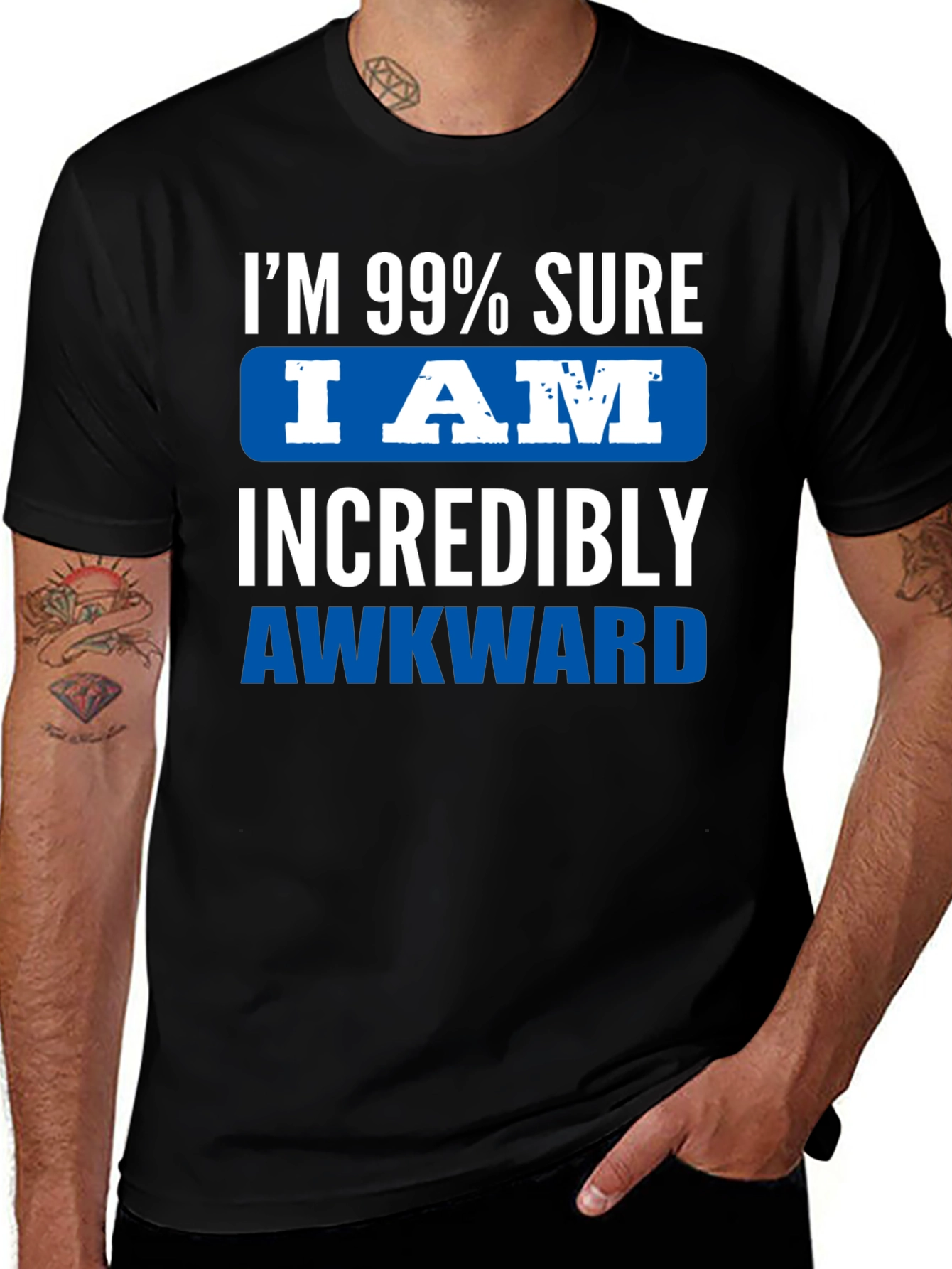 Awkward T-Shirt: Funny Graphic Tee for Introverts