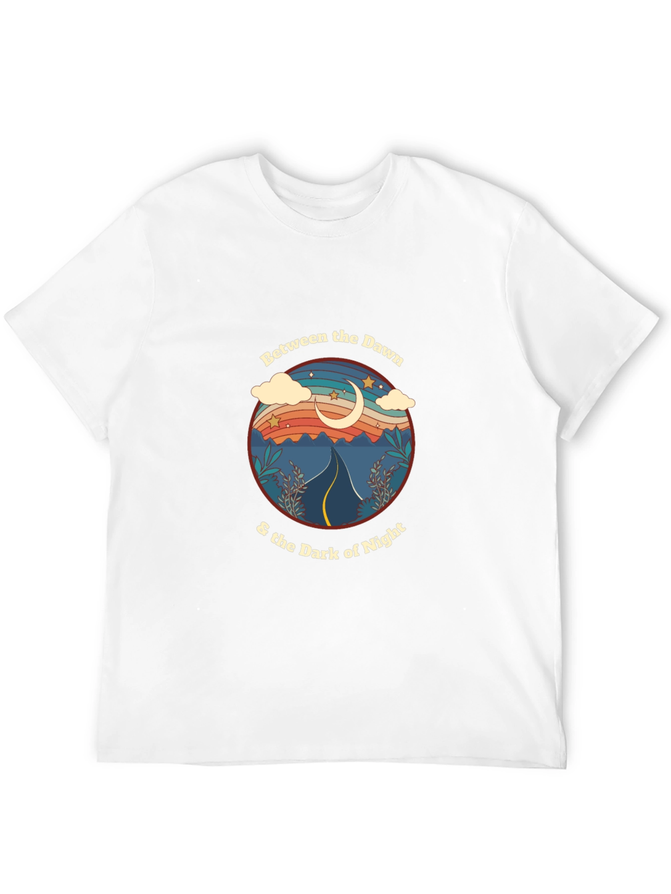 Retro Dawn & Night Graphic Tee