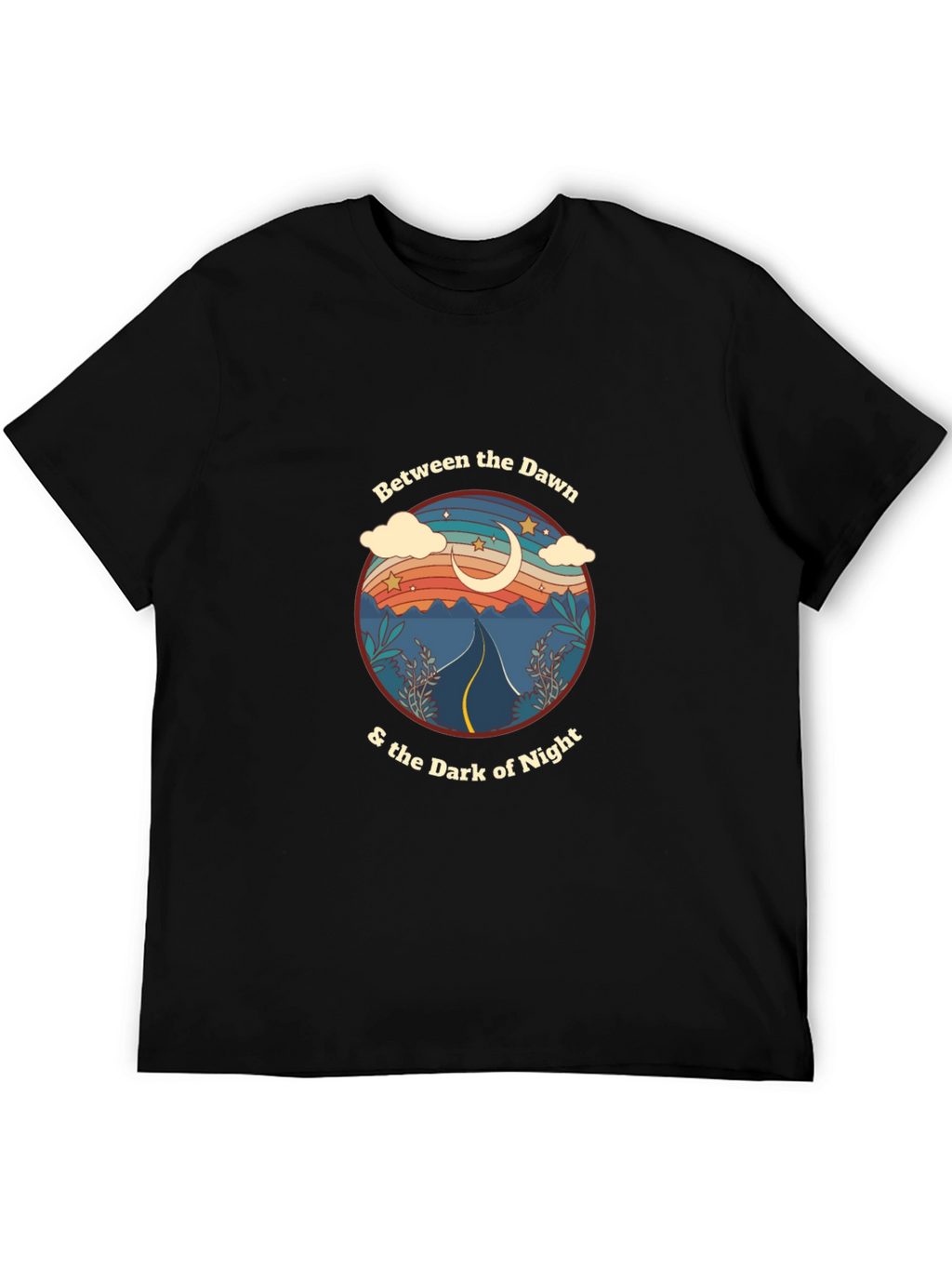 Retro Dawn & Night Graphic Tee
