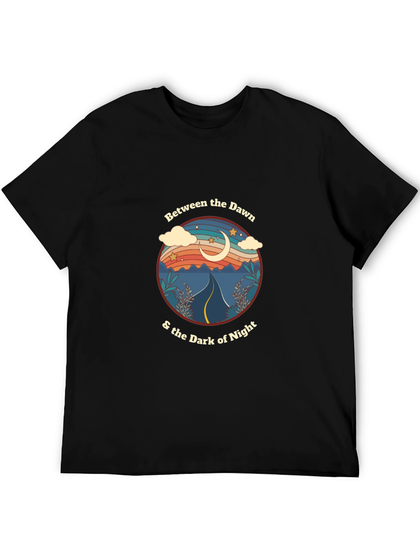 Retro Dawn & Night Graphic Tee