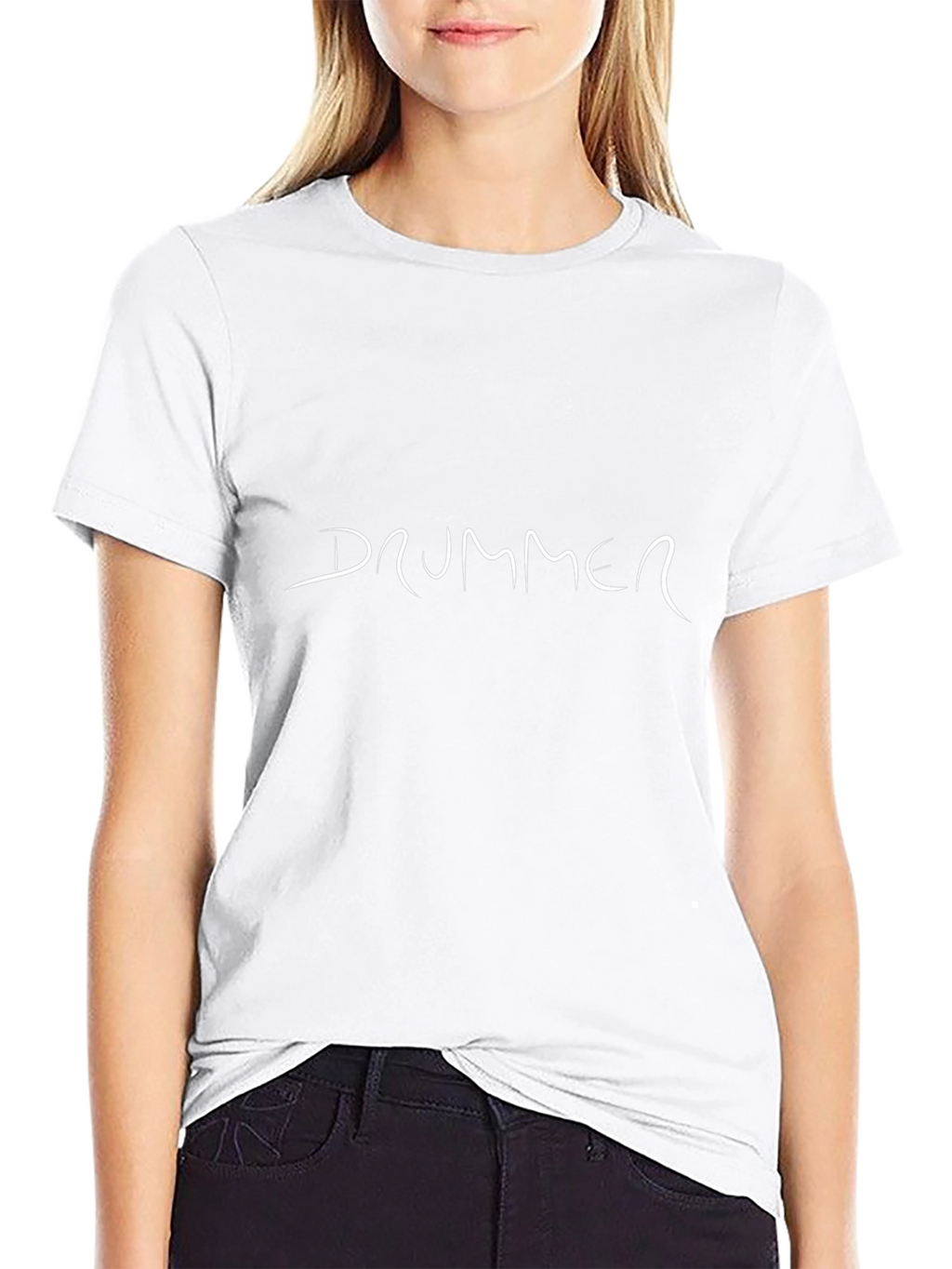 Drummer Graphic Black T-Shirt