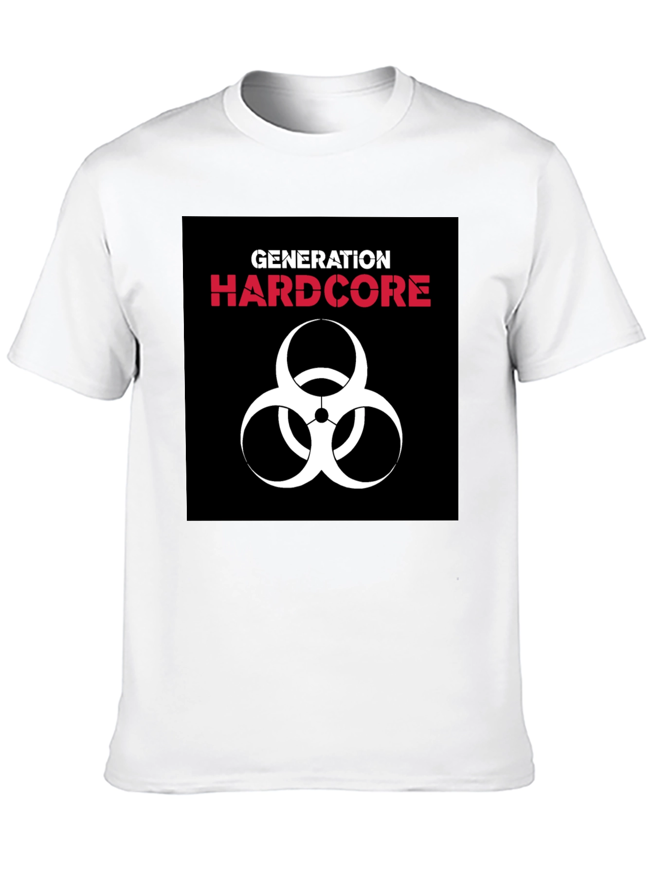 Generation Hardcore Biohazard Symbol Black T-Shirt
