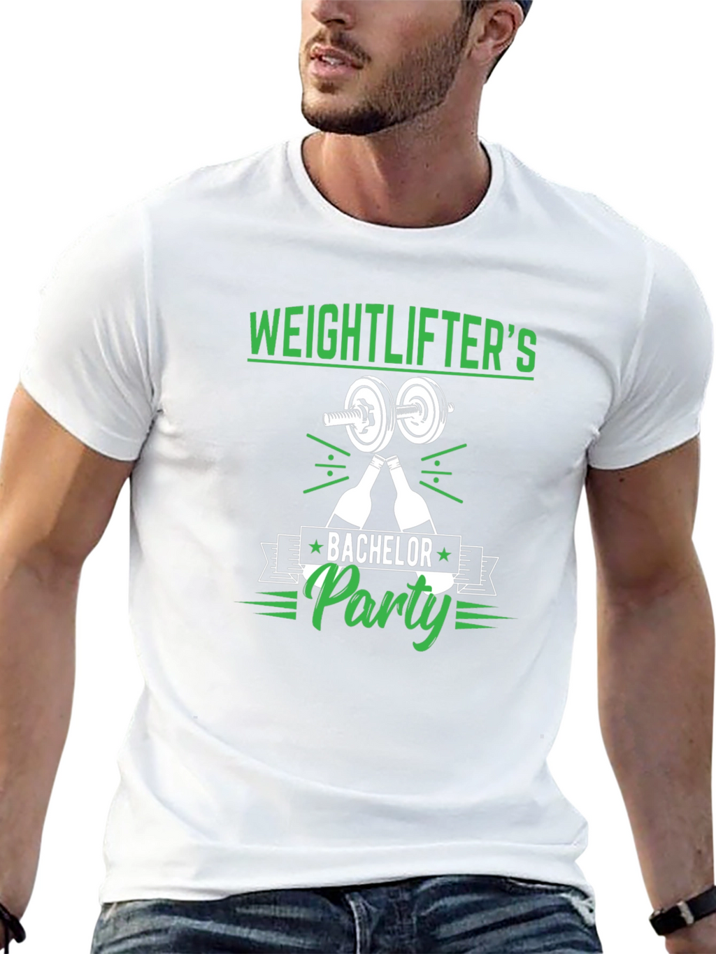 Weightlifters Bachelor Party T-Shirt