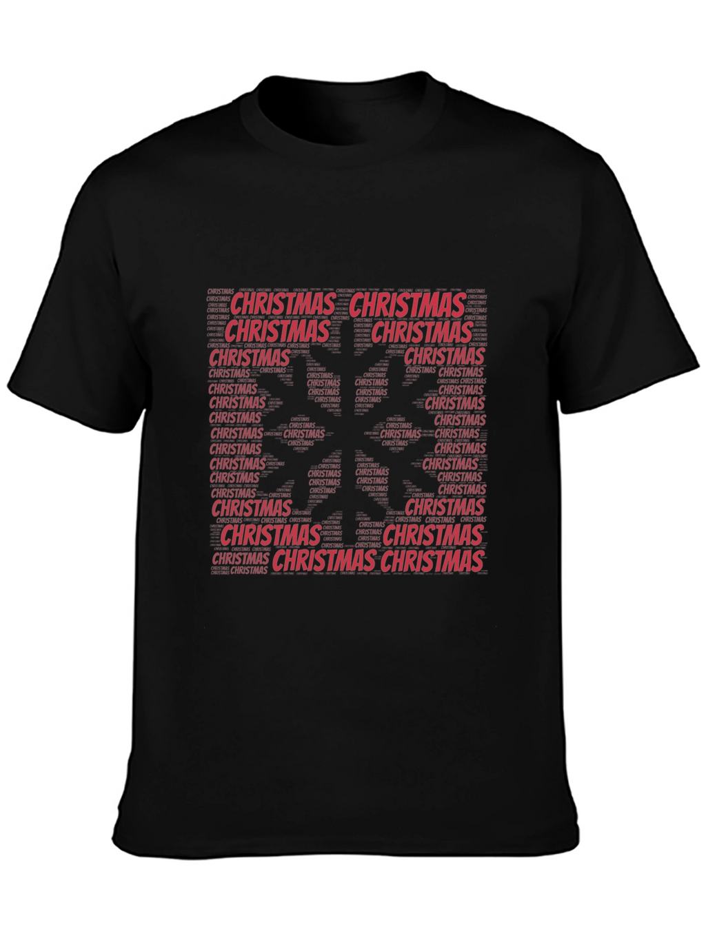Festive Christmas Word Art T-Shirt