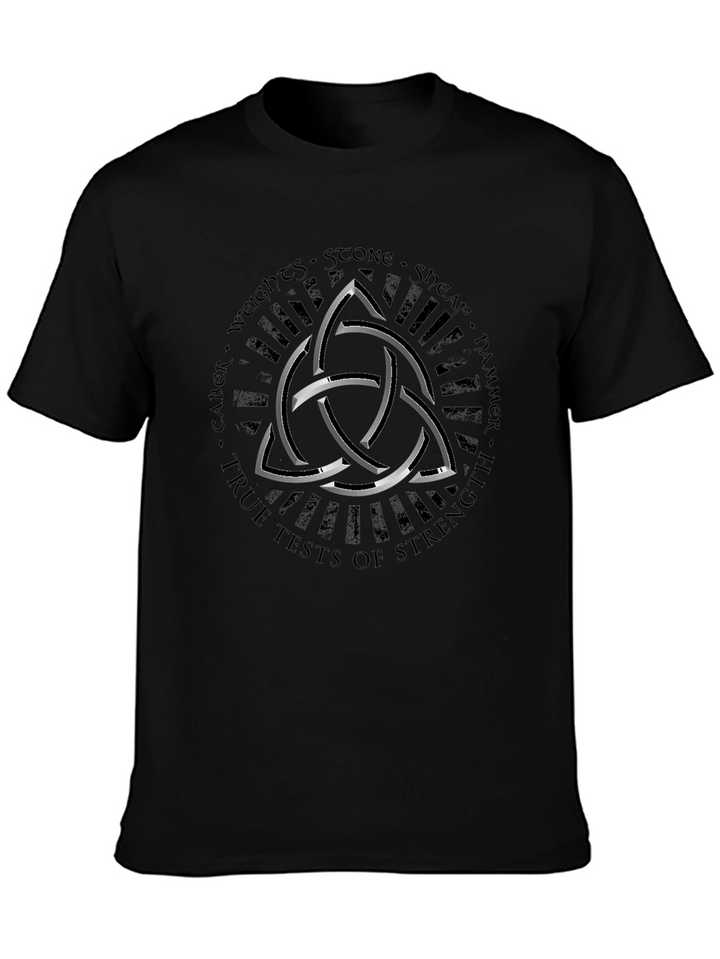 True Tests of Strength Celtic Knot Black T-Shirt