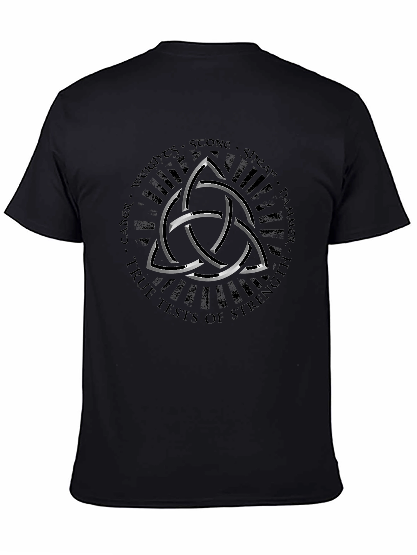 True Tests of Strength Celtic Knot Black T-Shirt