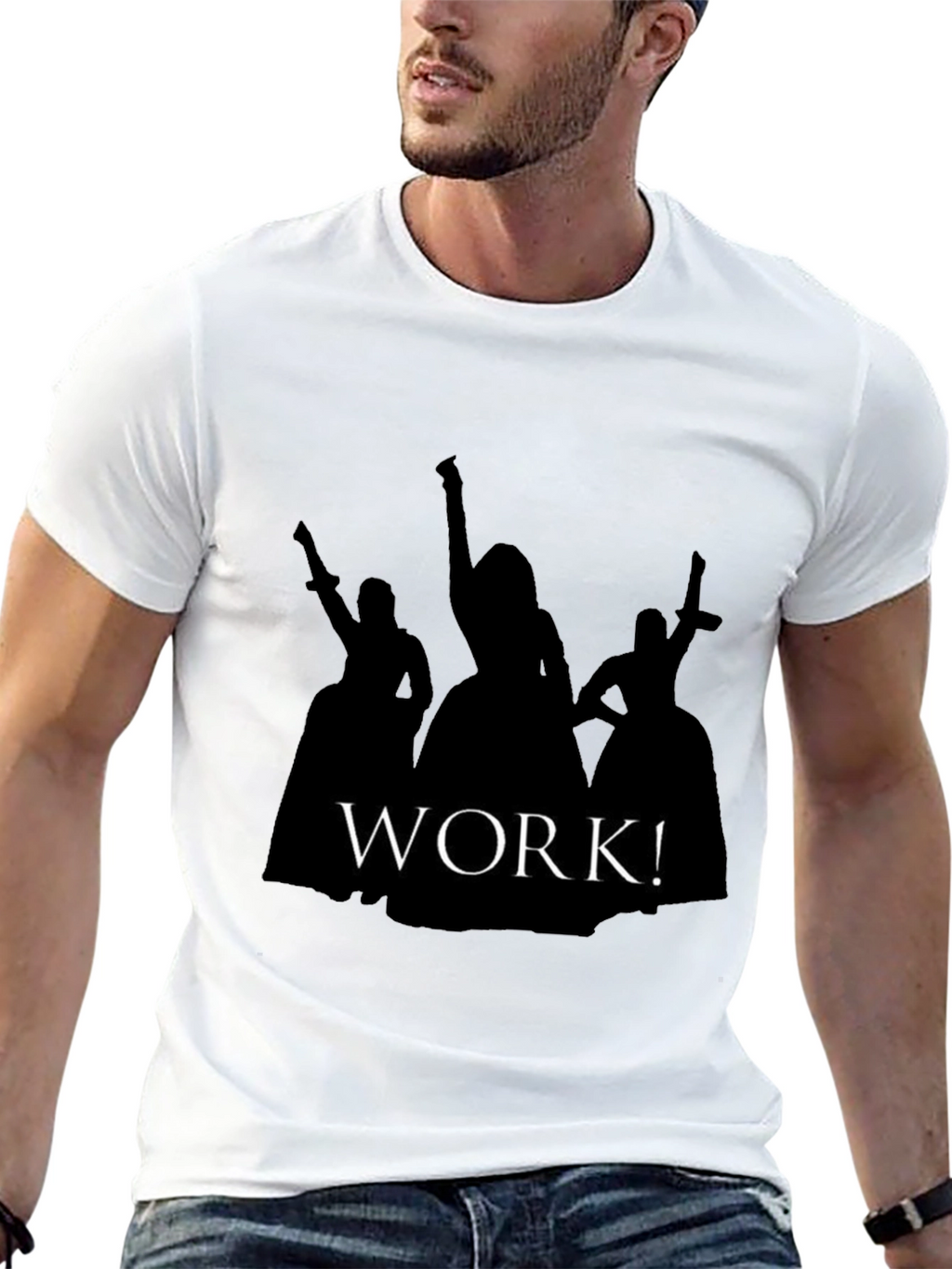 Hamilton Musical Inspired Black T-Shirt Work!