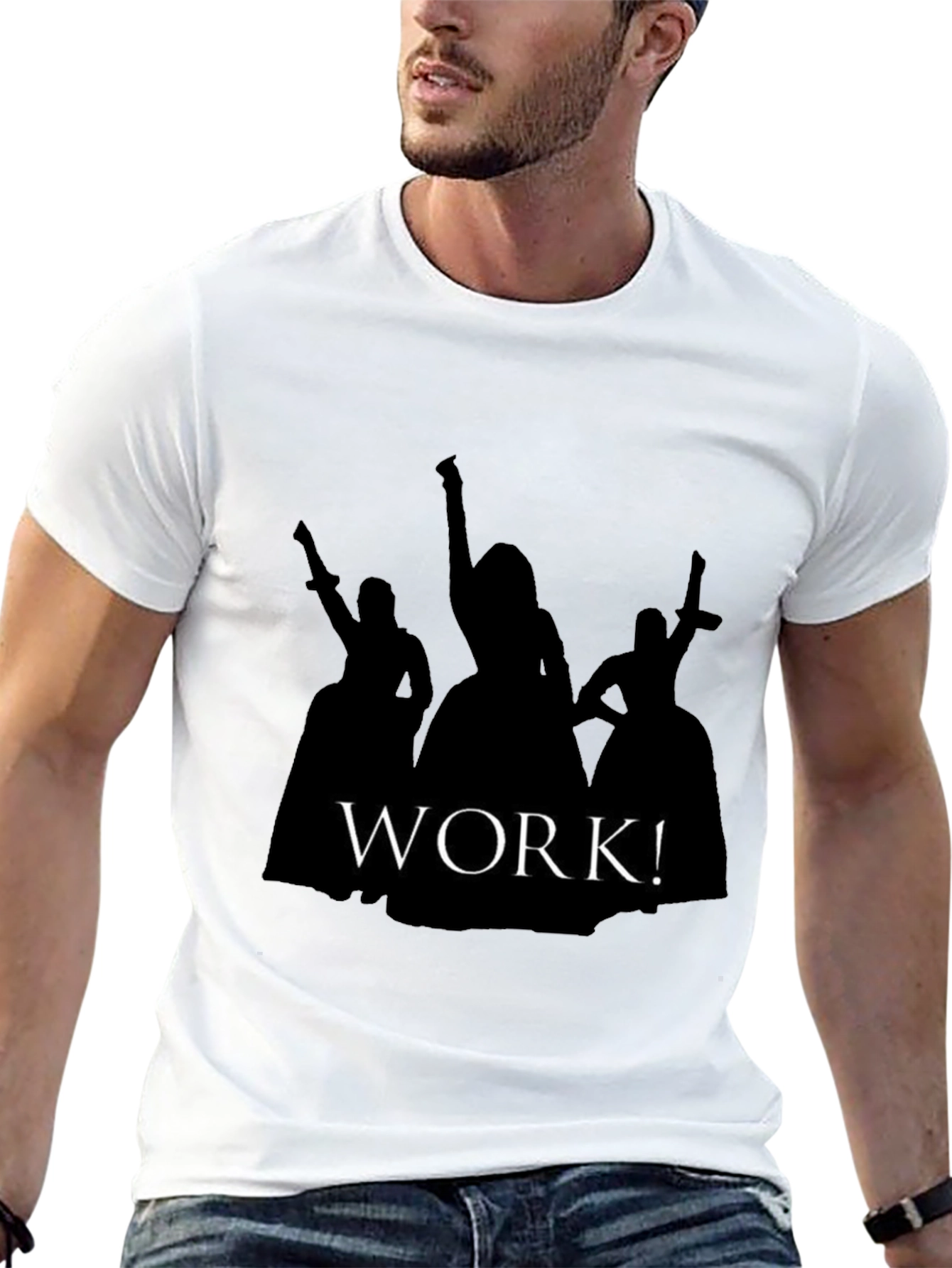 Hamilton Musical Inspired Black T-Shirt Work!