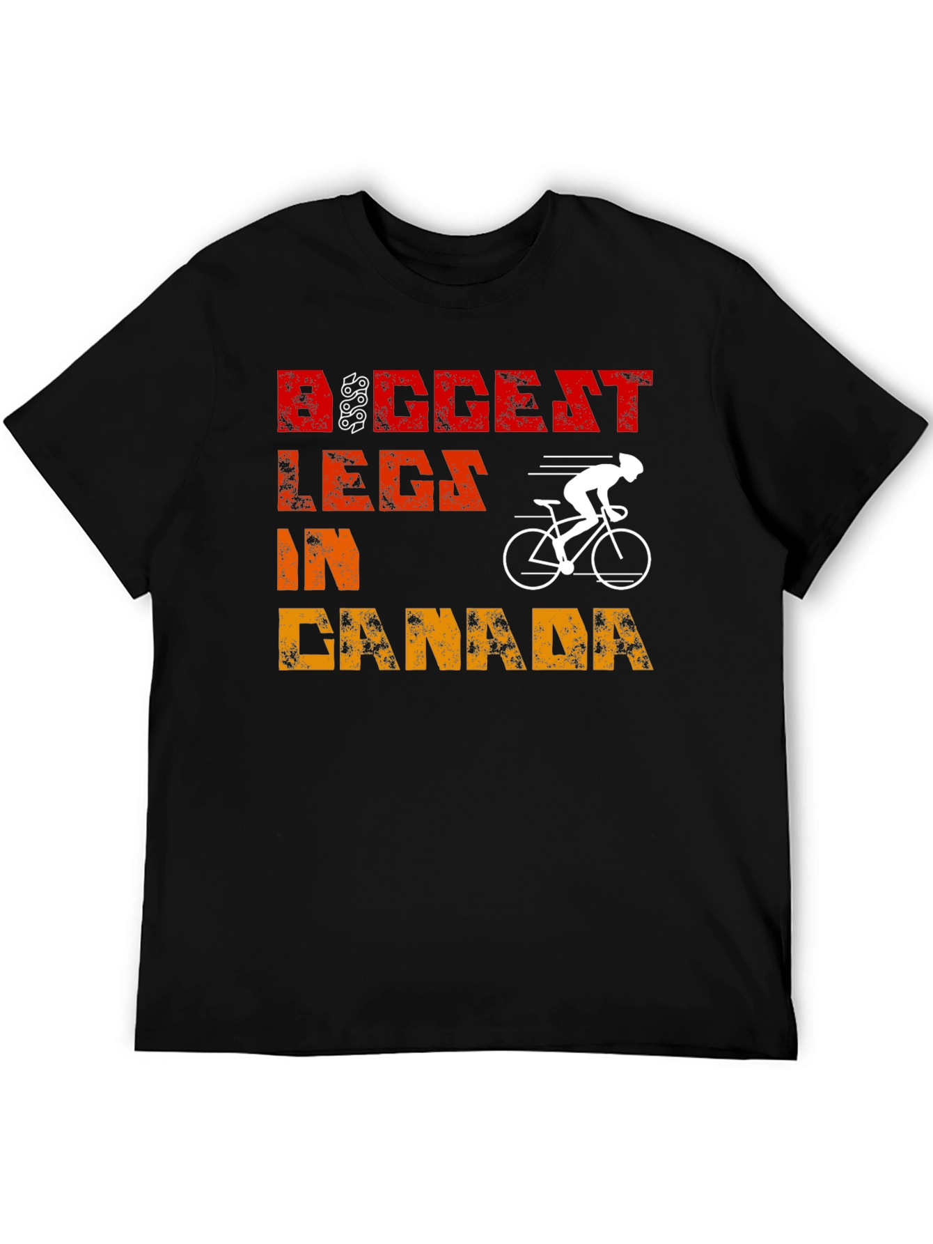 Biggest Legs in Canada T-Shirt - Cycling Humor Tee