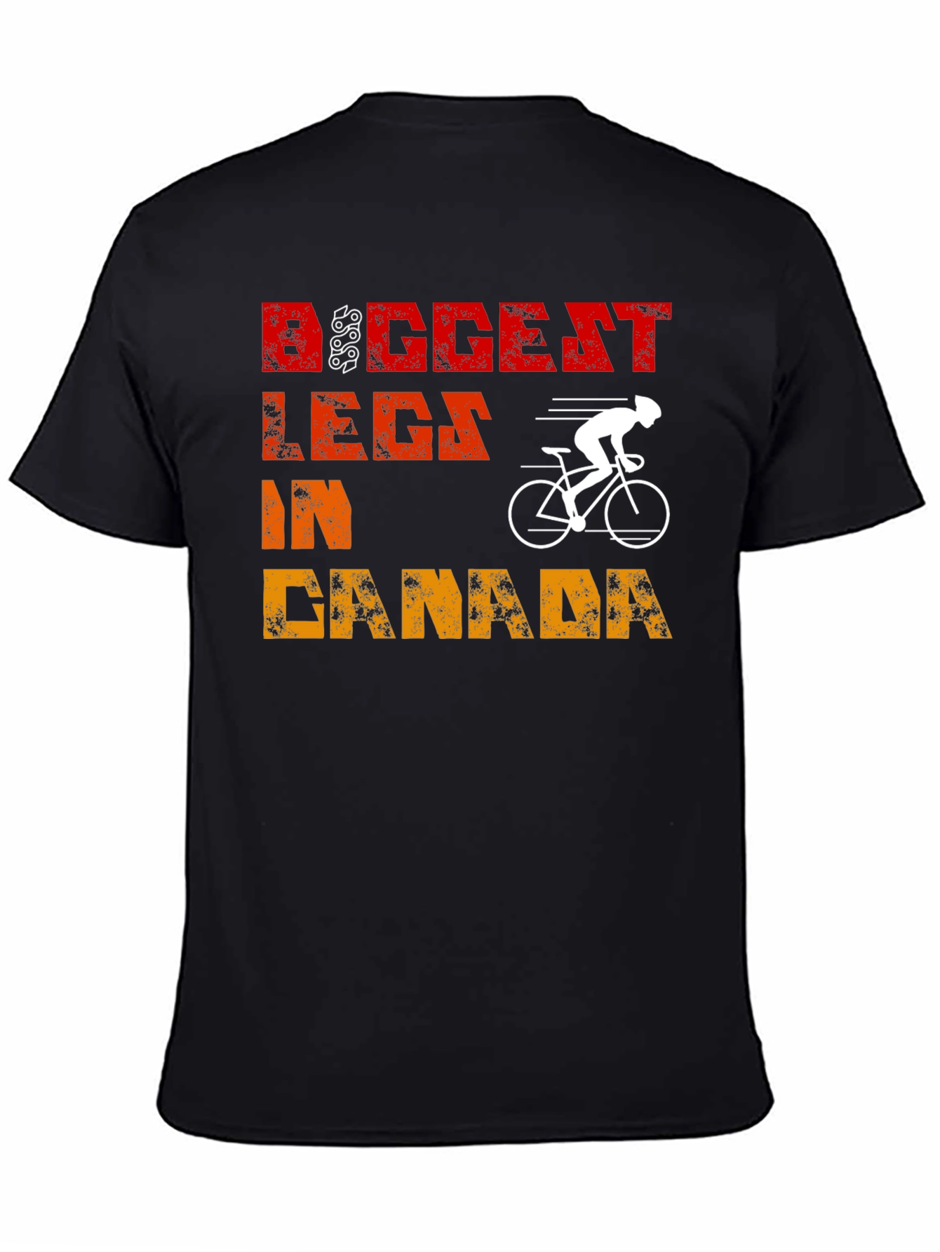 Biggest Legs in Canada T-Shirt - Cycling Humor Tee