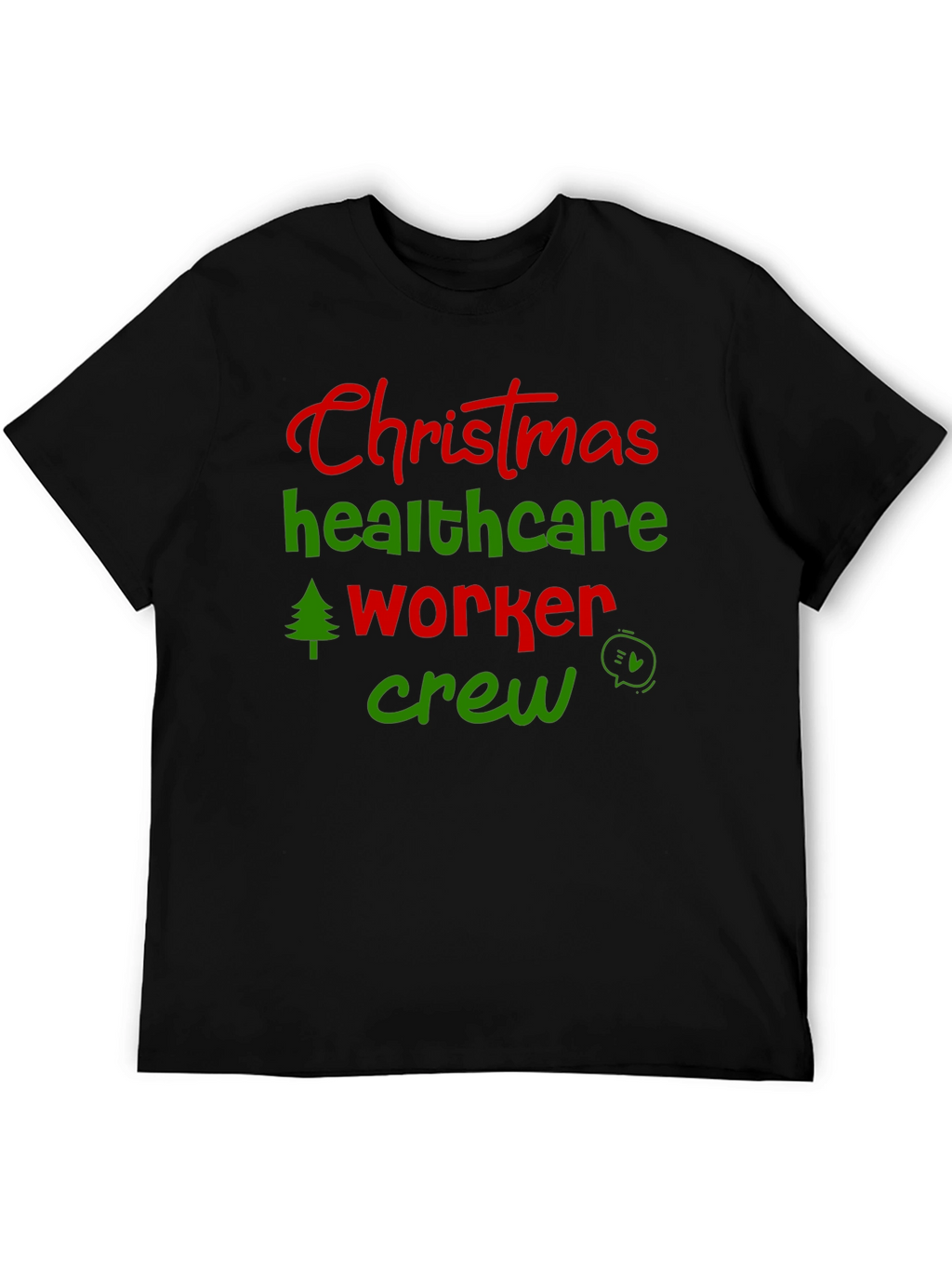 Christmas Healthcare Worker Crew T-Shirt