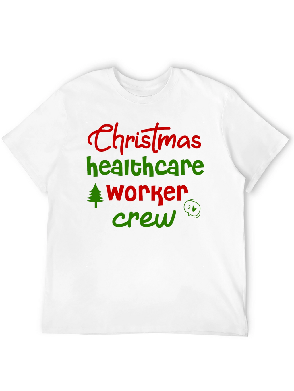 Christmas Healthcare Worker Crew T-Shirt