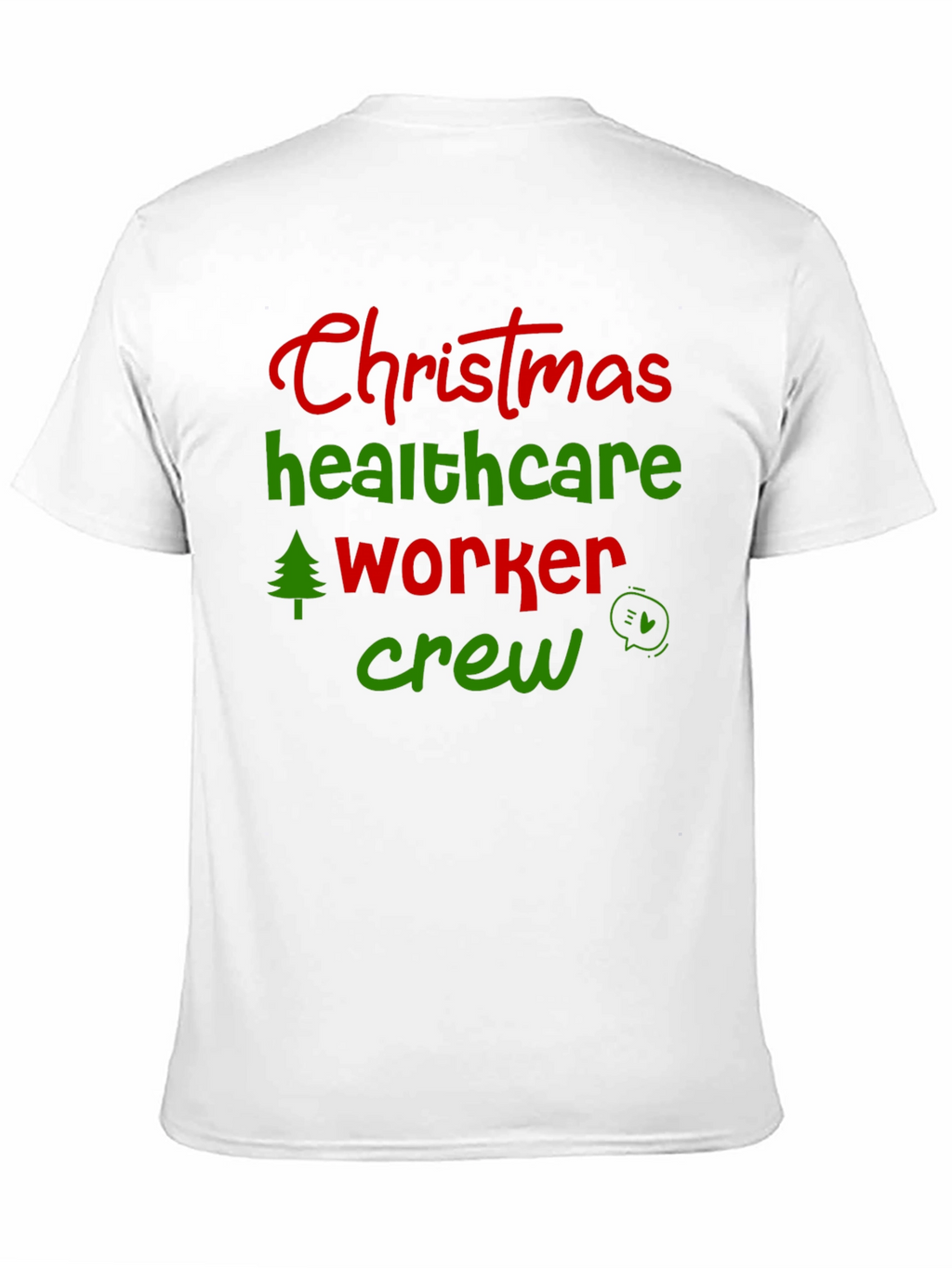 Christmas Healthcare Worker Crew T-Shirt