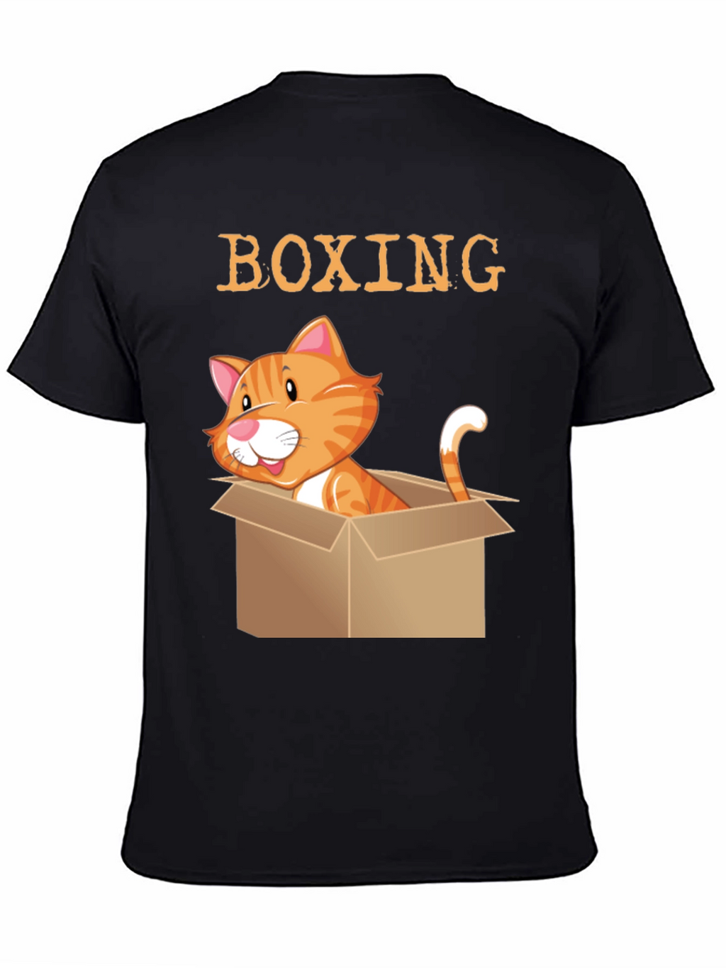 Boxing Cat T-Shirt - Novelty Kitten Tee