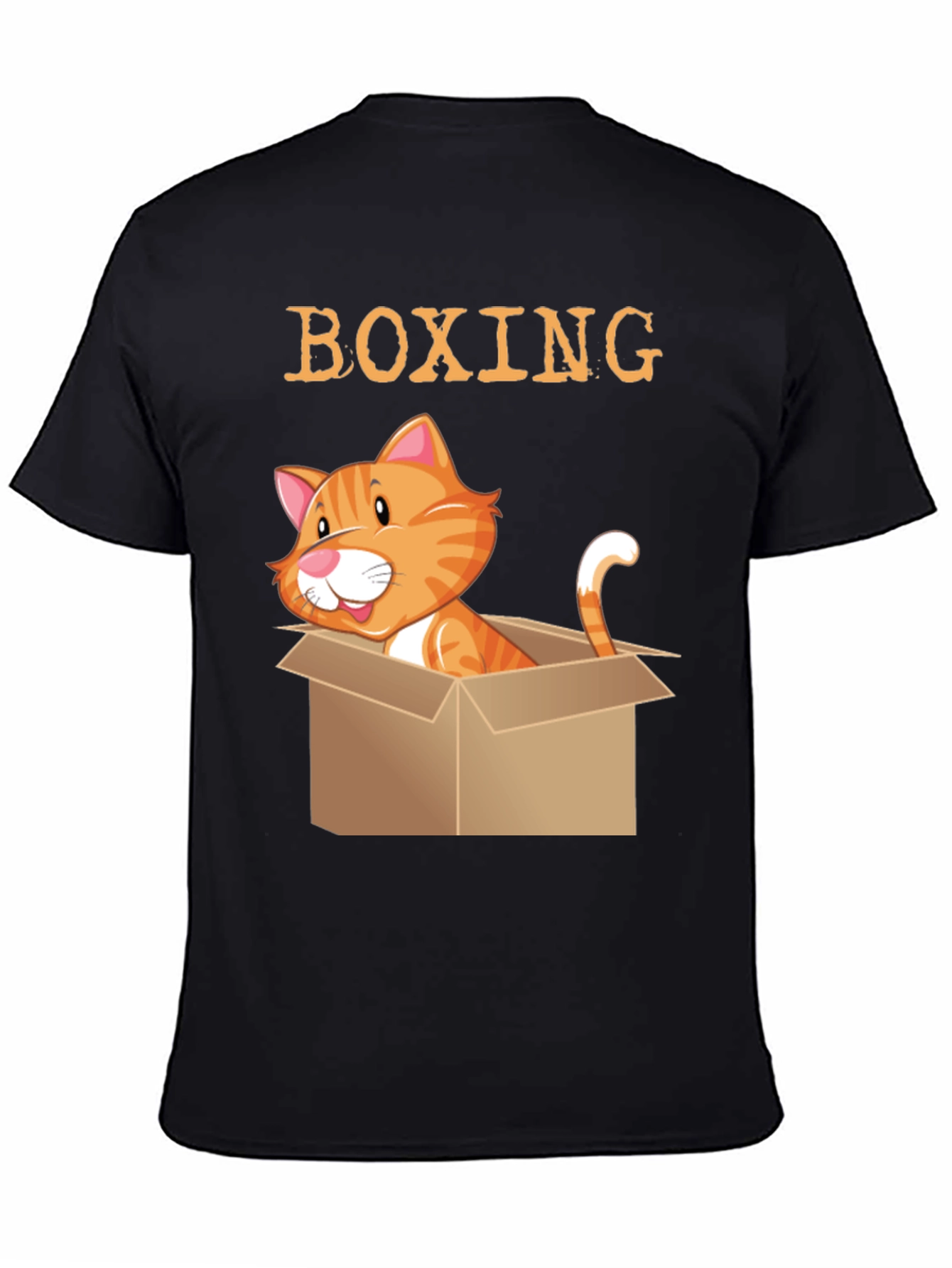 Boxing Cat T-Shirt - Novelty Kitten Tee