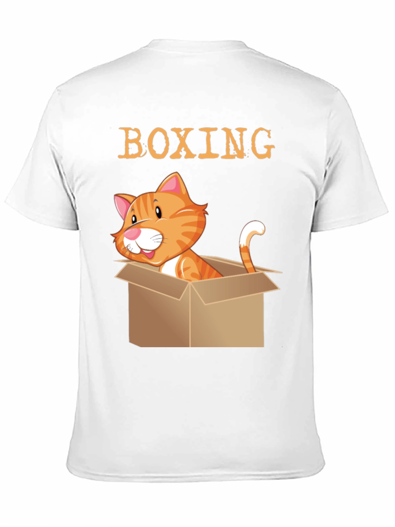 Boxing Cat T-Shirt - Novelty Kitten Tee
