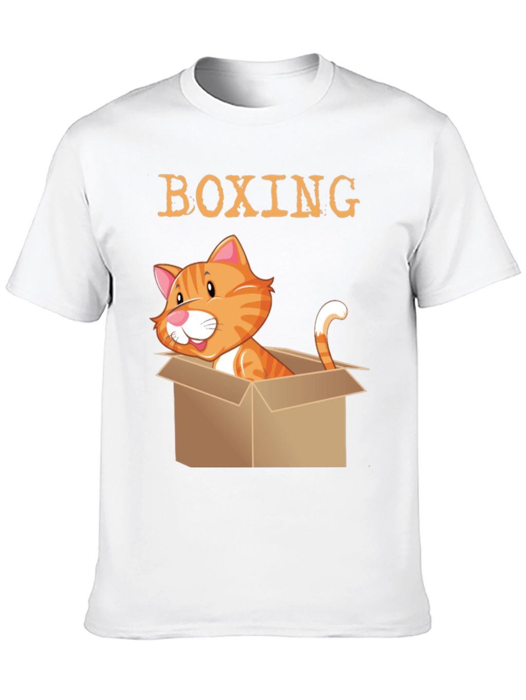 Boxing Cat T-Shirt - Novelty Kitten Tee