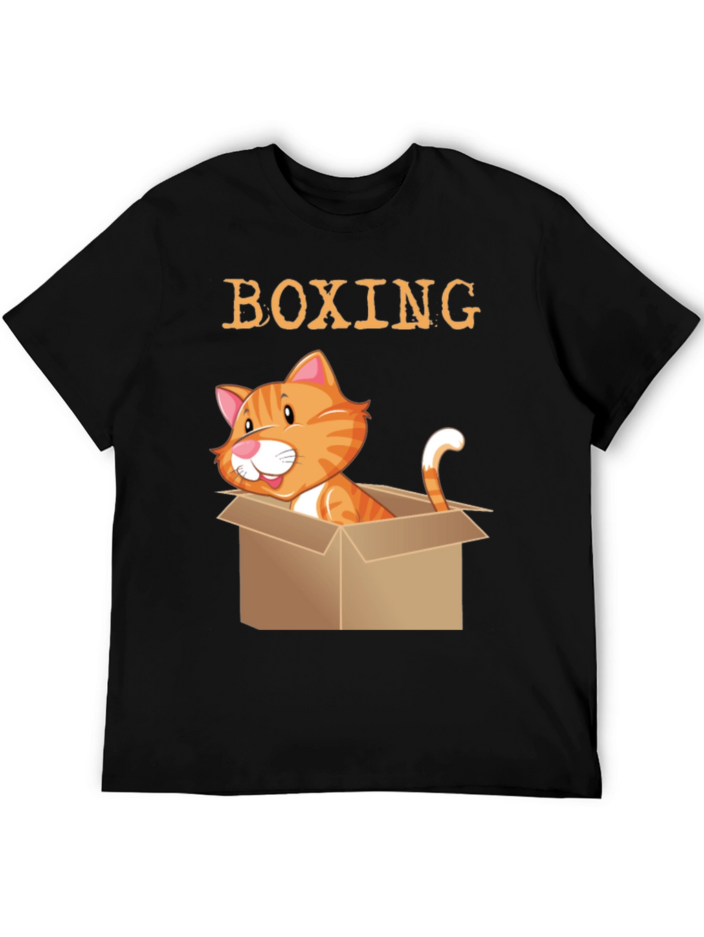 Boxing Cat T-Shirt - Novelty Kitten Tee